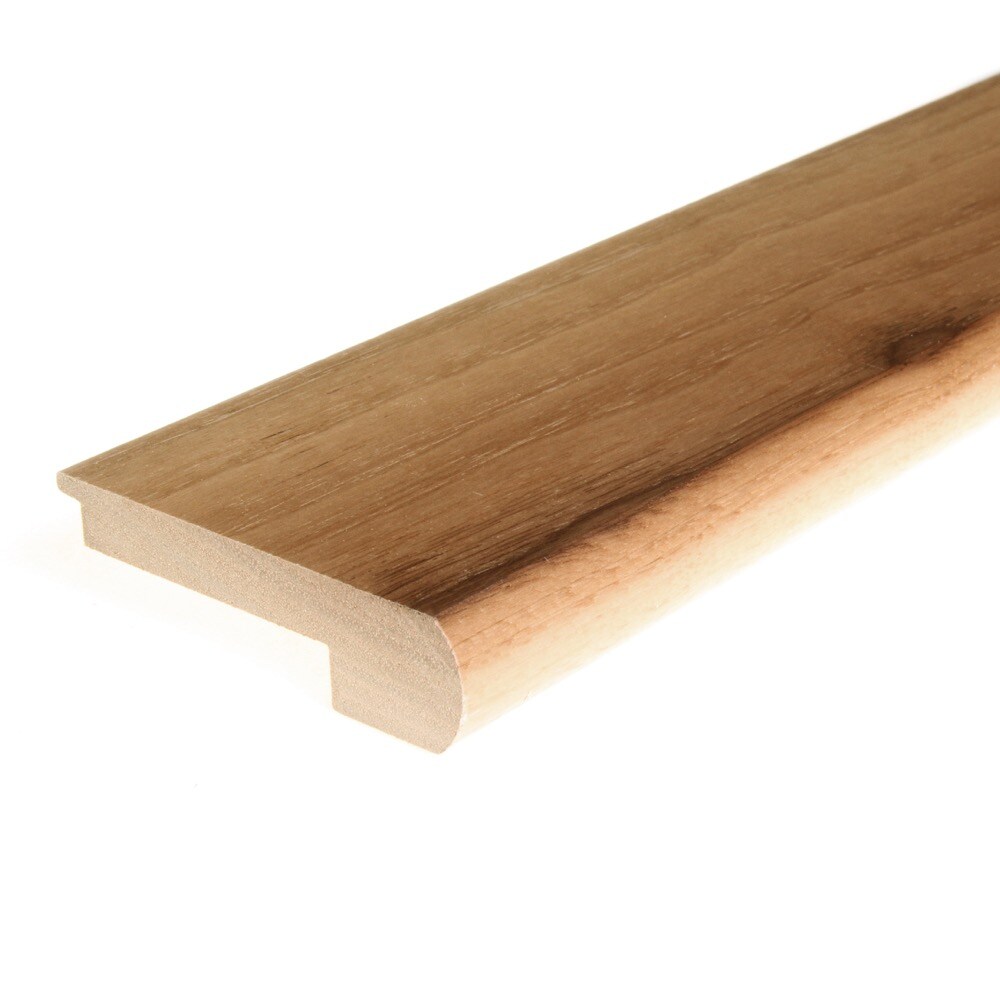 Flexco 778934 Solid Wood Stair Nose 2.75-in x 78-in x 0.5-in Briarcliff Prefinished Wood Walnut Flush Stair Nosing