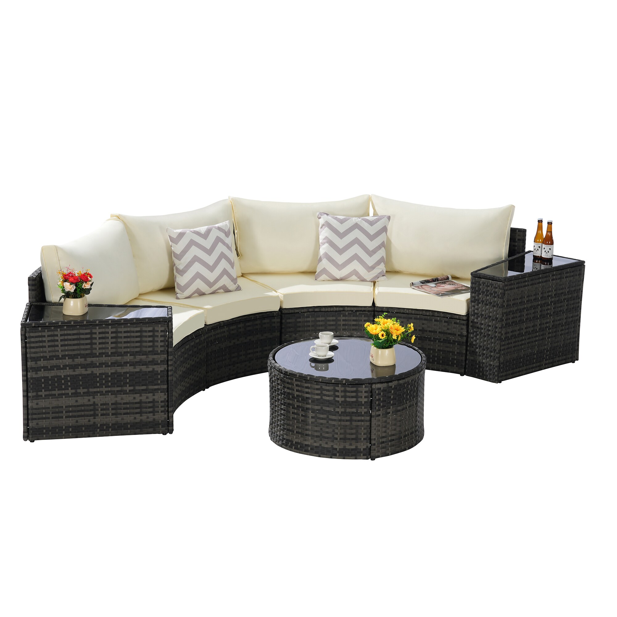 SINOFURN SYB670031BG Patio-Sofas-Daybeds - View #4