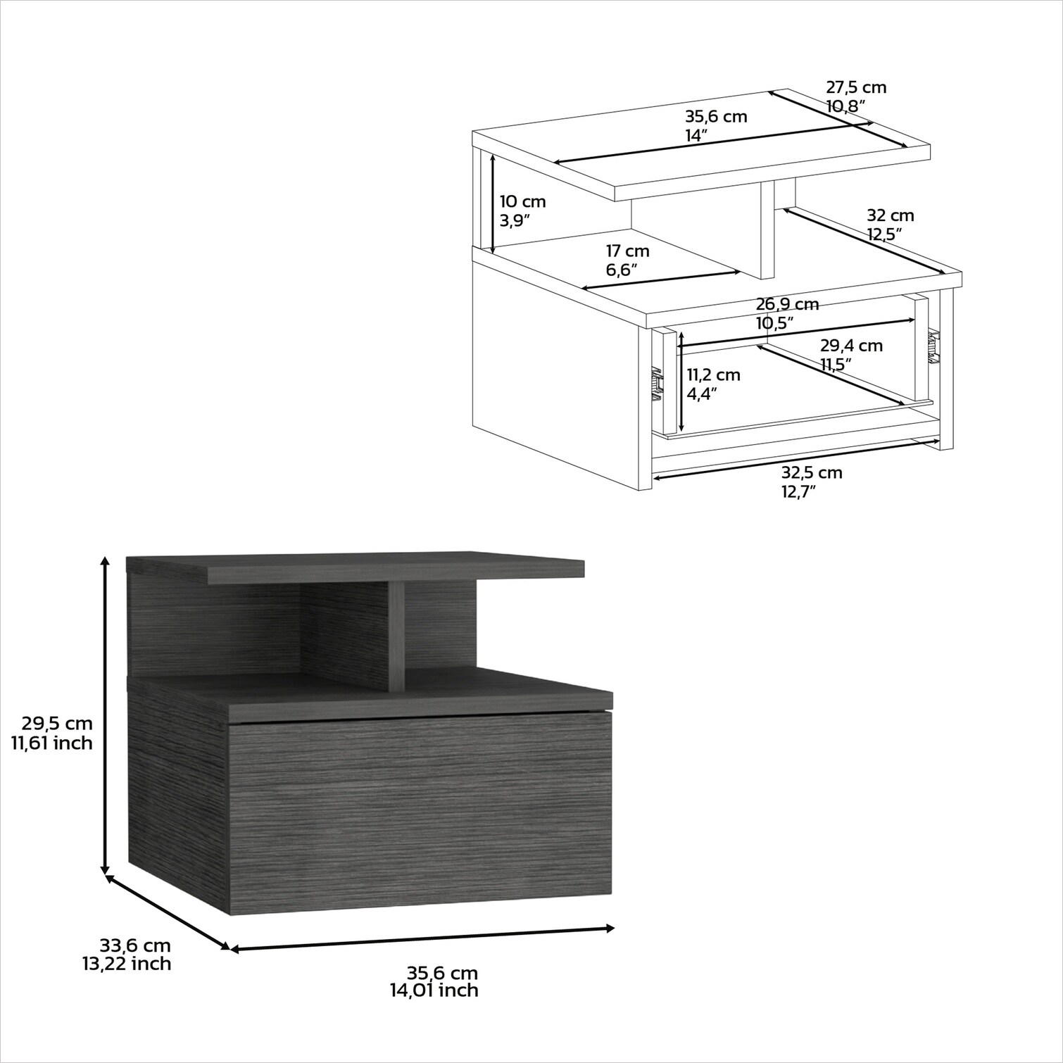 SunJet KCC391IVU2ZT nightstands - View #6