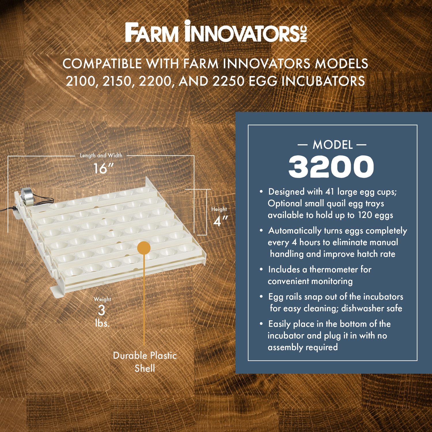 Farm Innovators 273075 Chicken-Coops-Rabbit-Hutches - View #3