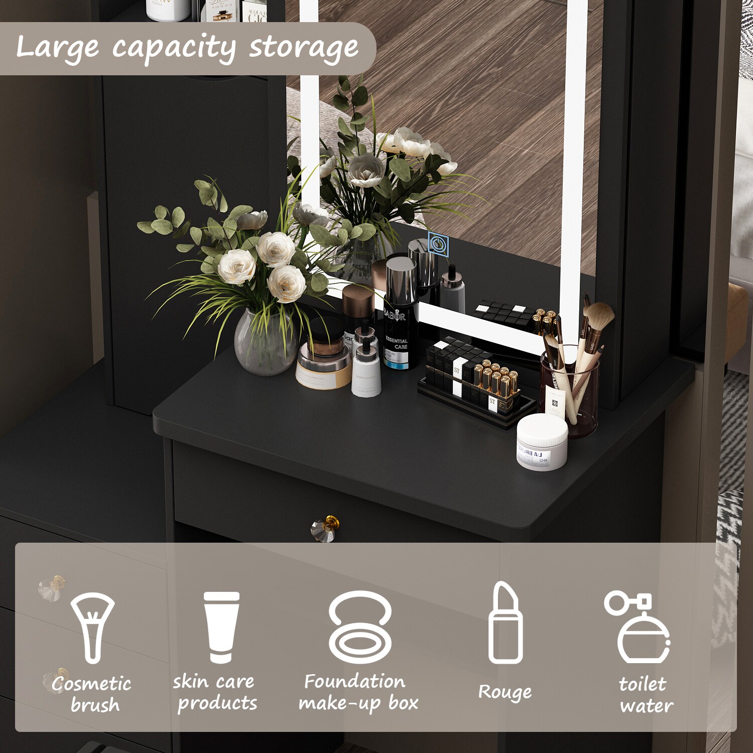 FUFU&GAGA WFJX0096-05 Bedroom-Vanities - View #8
