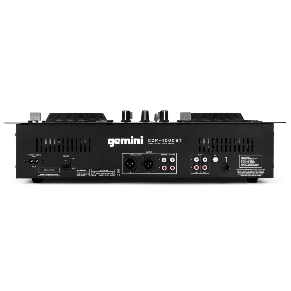 Gemini CDM-4000BT Public-Address-System-Parts-Acc - View #4