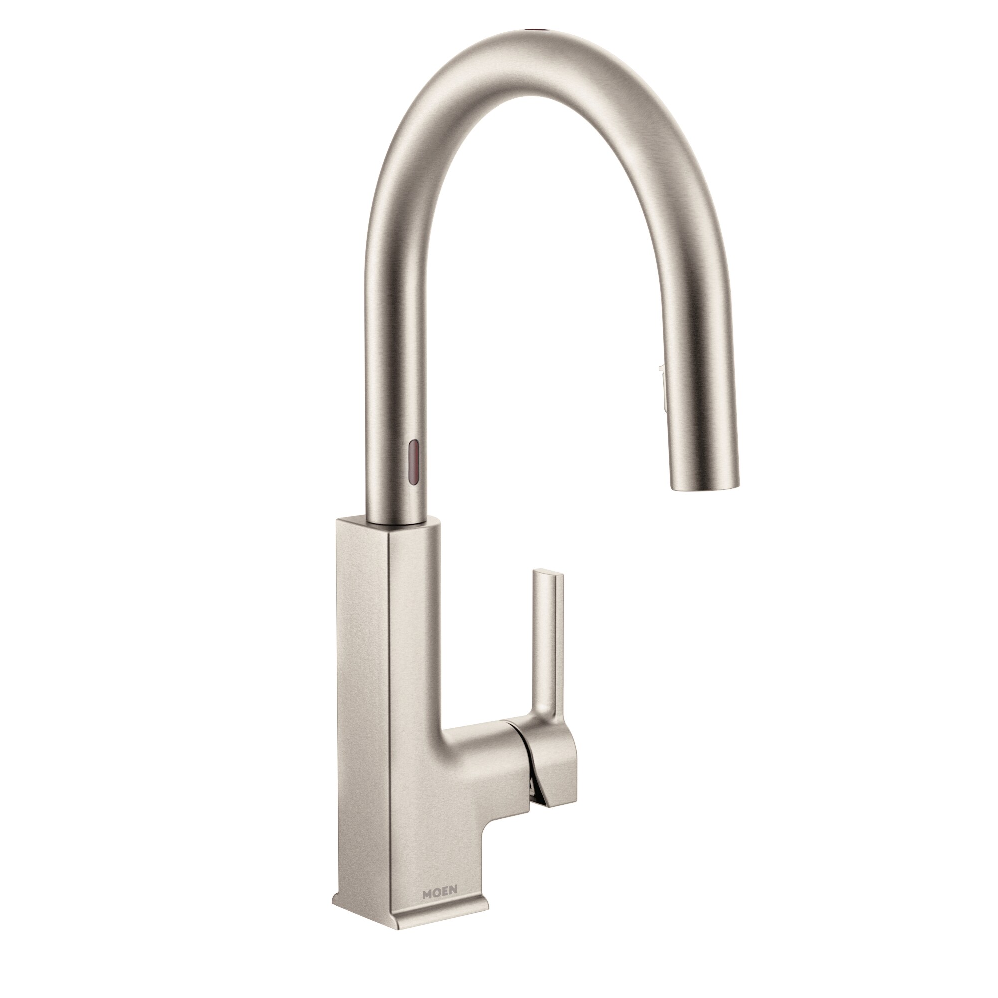 Moen S72308ESRS STo Spot Resist Stainless Single Handle Pull-down Kitchen Faucet with Deck Plate