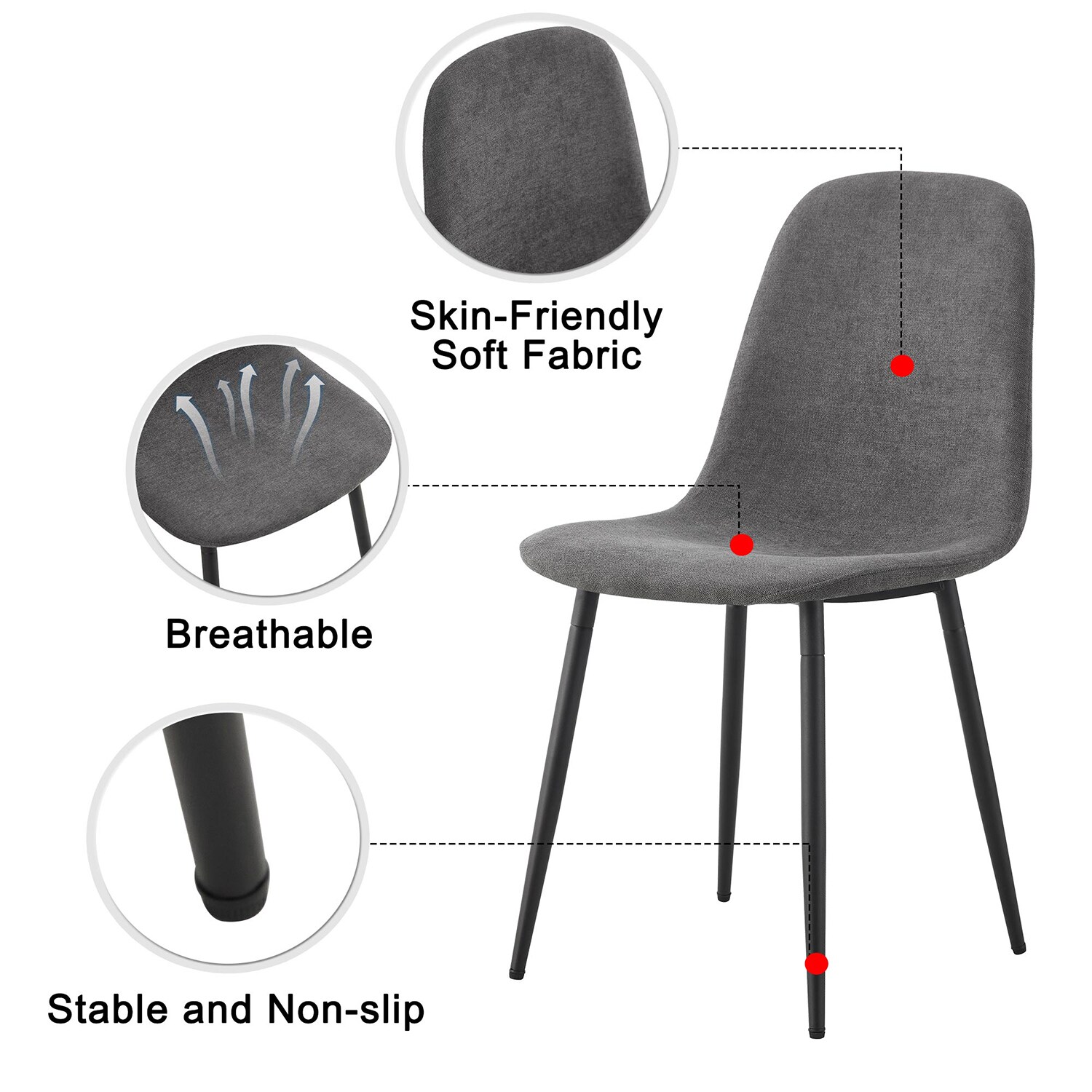 SINOFURN SYA290009YL Dining-Chairs - View #16