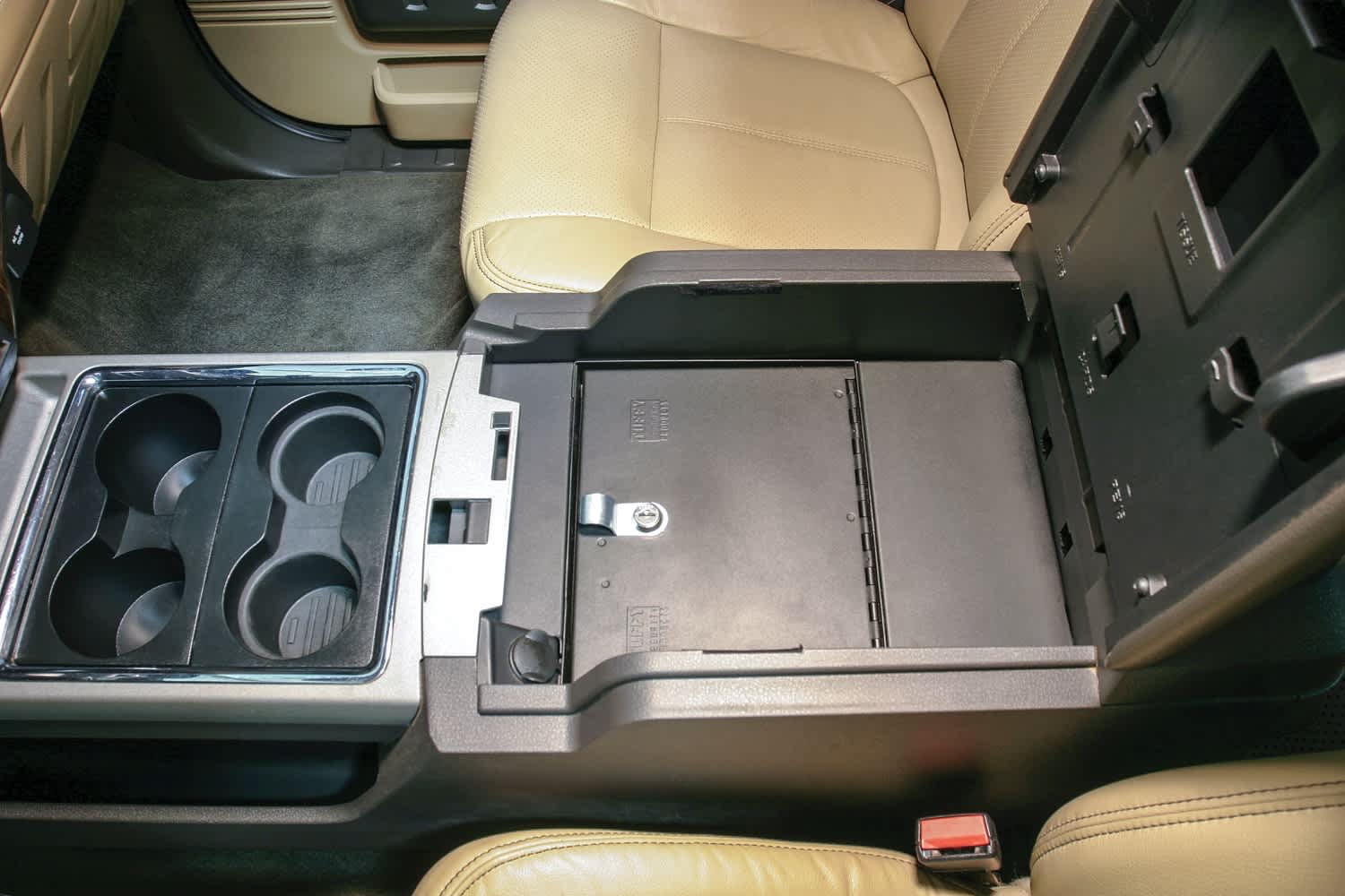 Tuffy - 322-01 Console Safe Black For 2011-2016 Ford F-250 Super Duty F