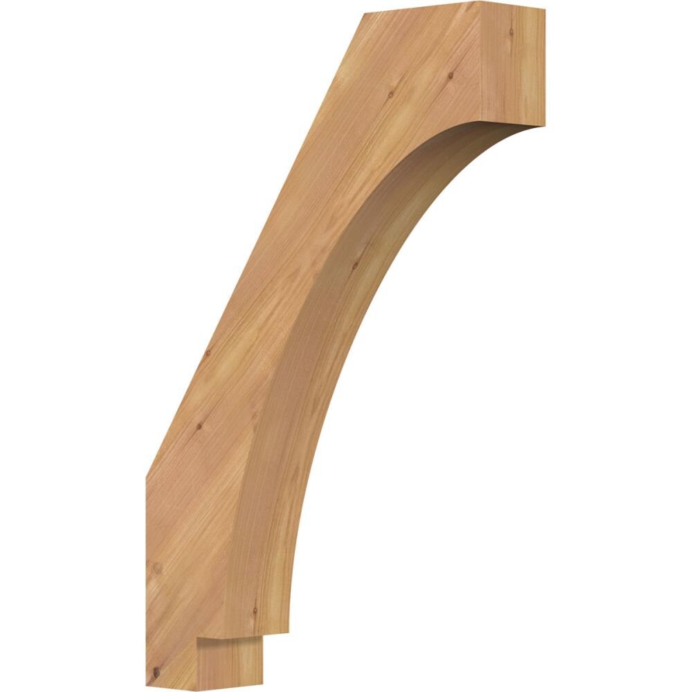 Ekena Millwork BRC04X16X24IMP00SWR 3-1/2-in x 16-in x 24-in Western Red Cedar Unfinished Wood Imperial smooth