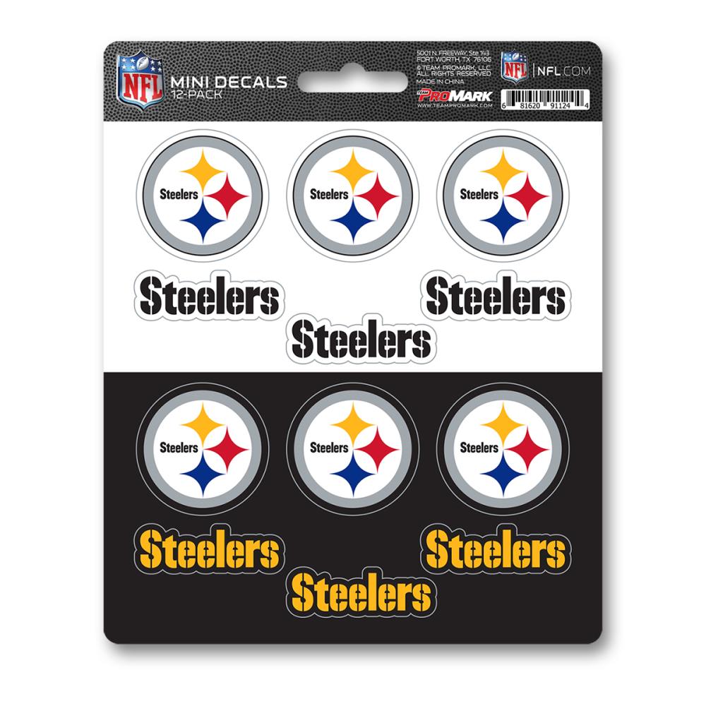 Pittsburgh Steelers Super Bowl Championship Sticker, NFL Decal 12 Different  Size