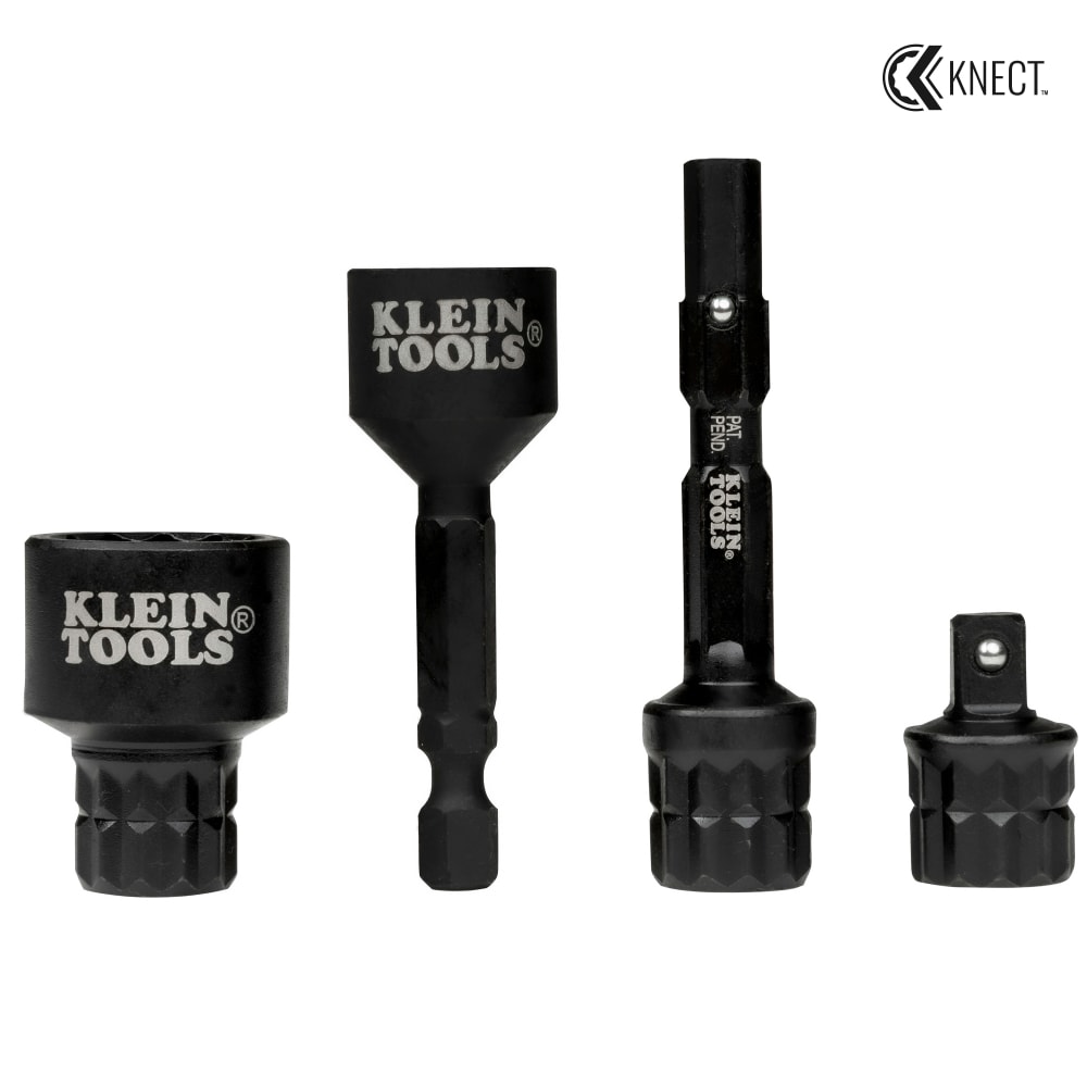 Klein Tools KNECT (S) Impact Socket Adapter Set #65KADPS