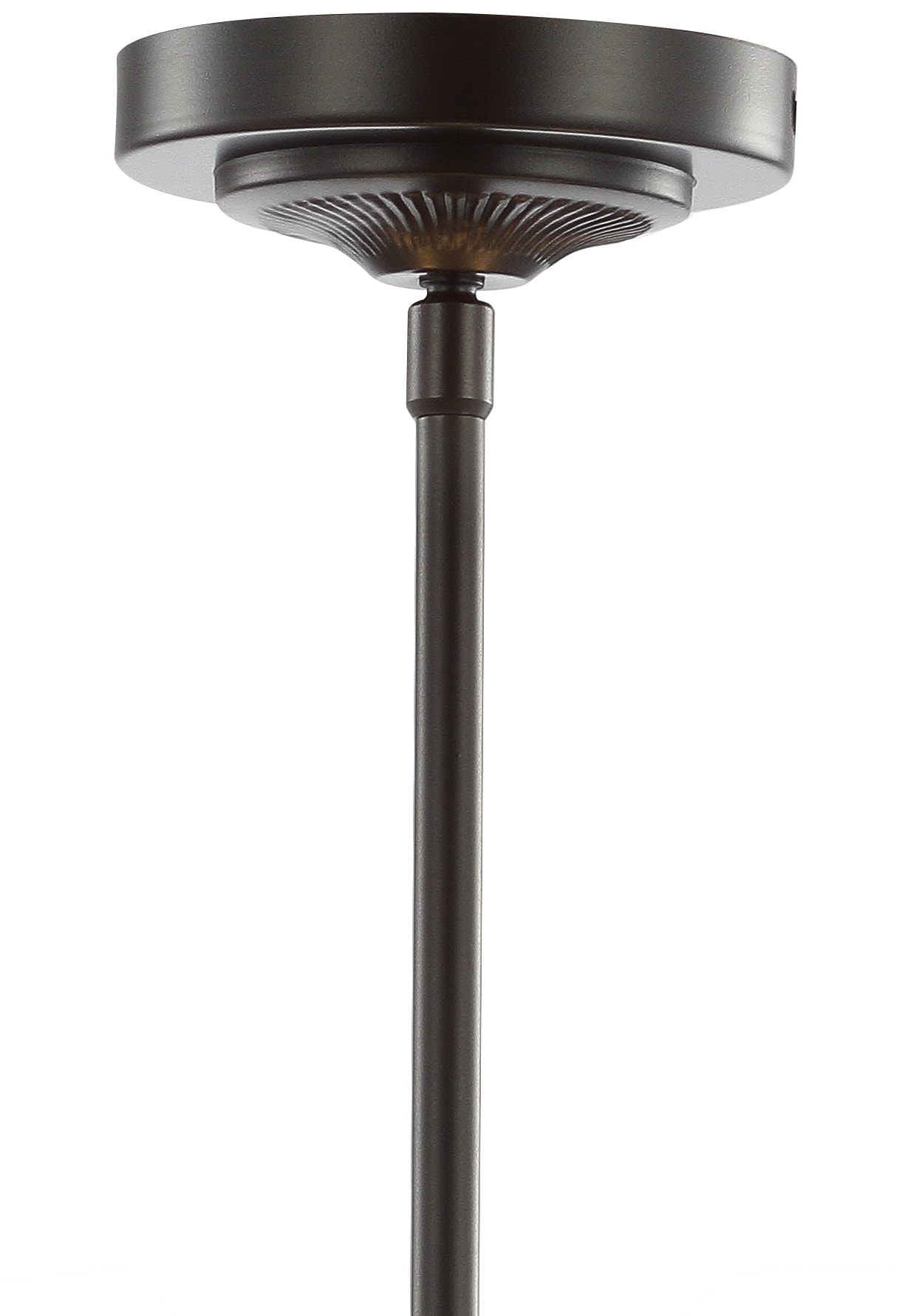 Bronze Crystal LED Adjustable Ceiling Mount Chandelier