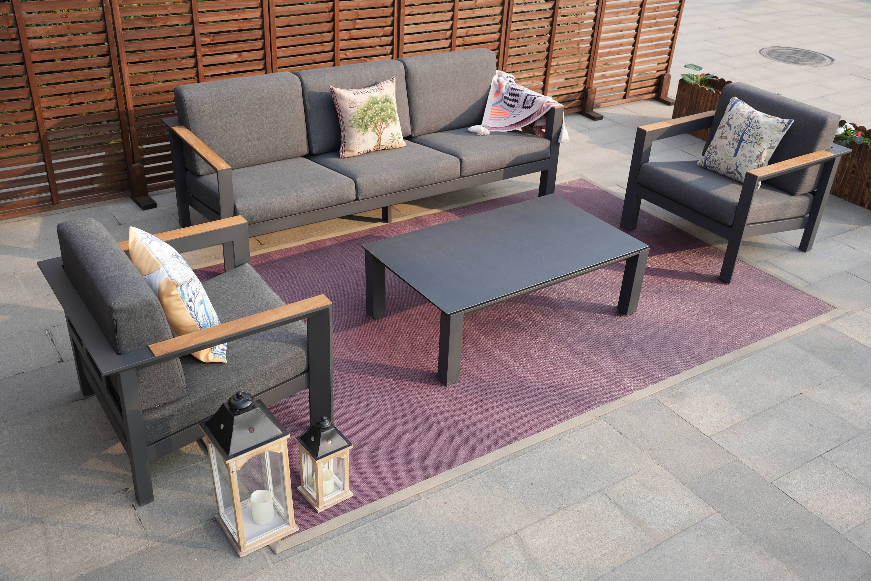 Direct Wicker DWS-2326TS2SC&T Patio-Conversation-Sets - View #5