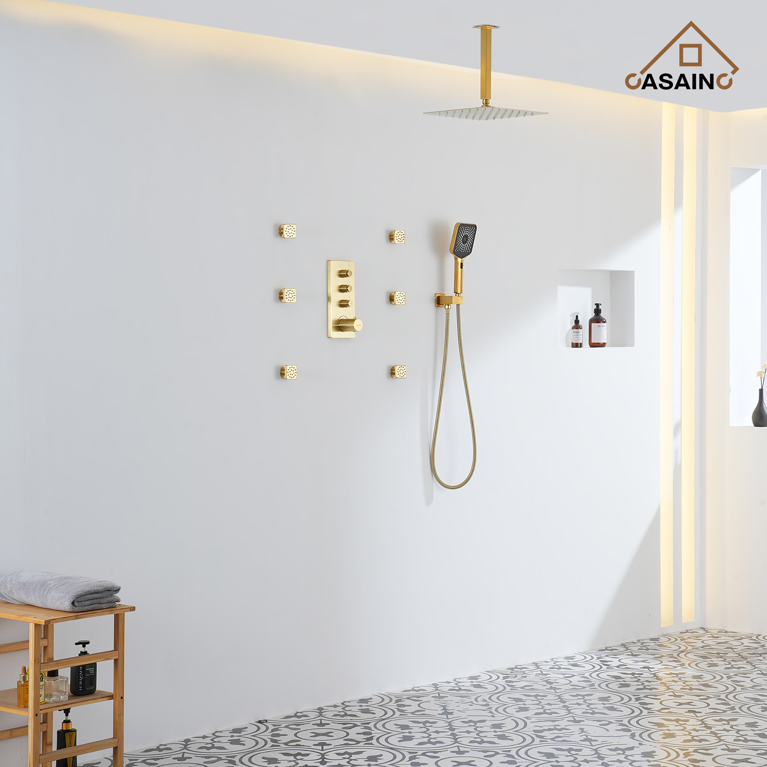 CASAINC CA-102009LK-3 Showerhead-Bar-Panels - View #2