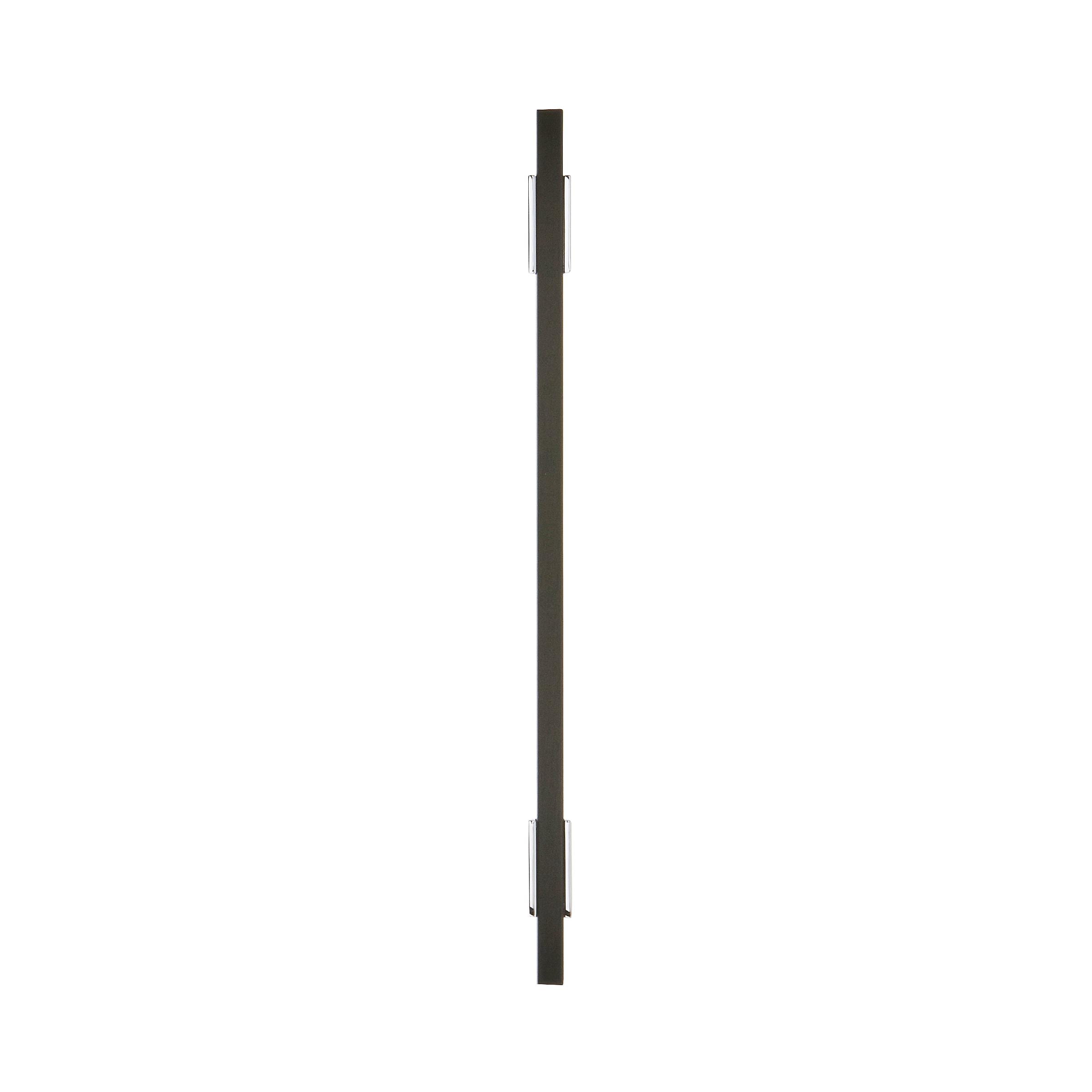Urbanite 10.25" Matte Black and Chrome Bar Pull