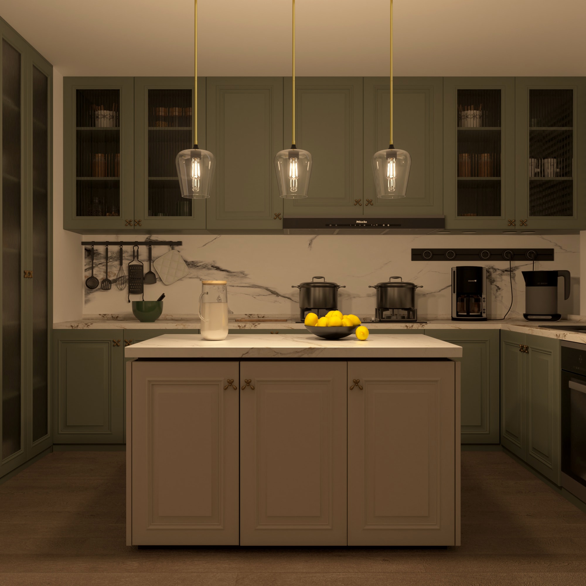ACROMA 3401BGAZCL Pendant-Lights - View #3
