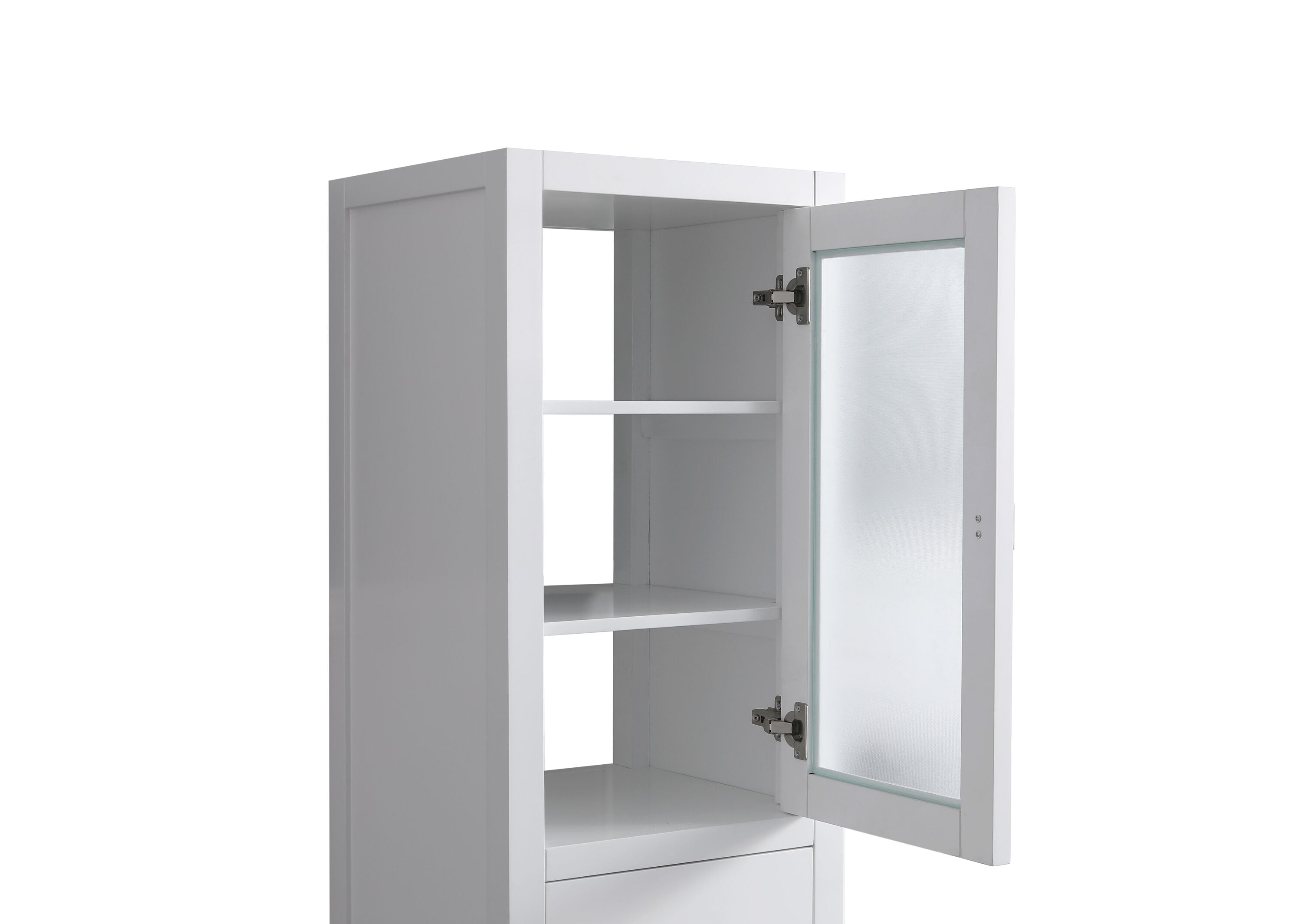 Design Element CAB004-W Linen-Cabinets - View #4