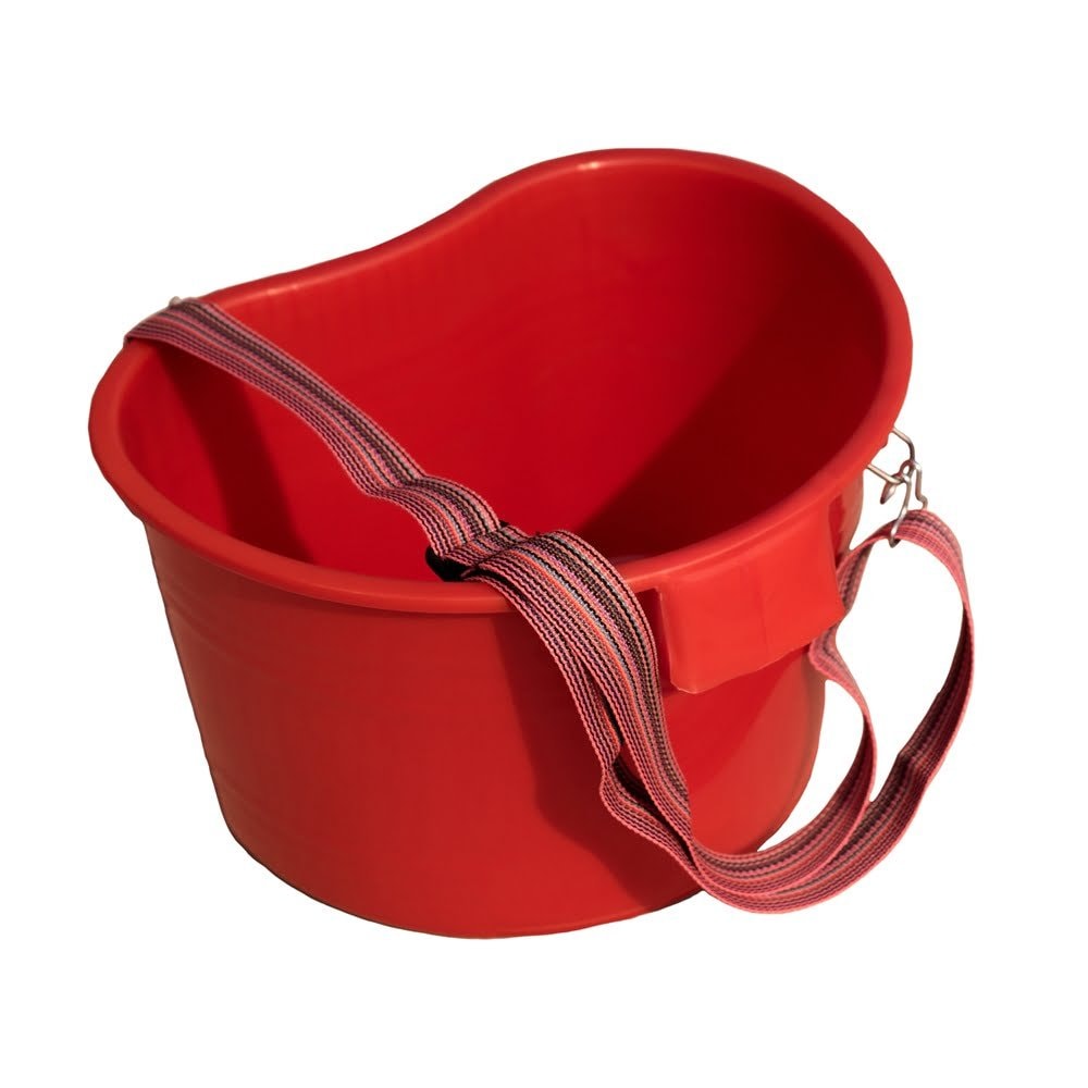 Zenport AG430R Red 22-Quart Picking Pail Bucket with Strap