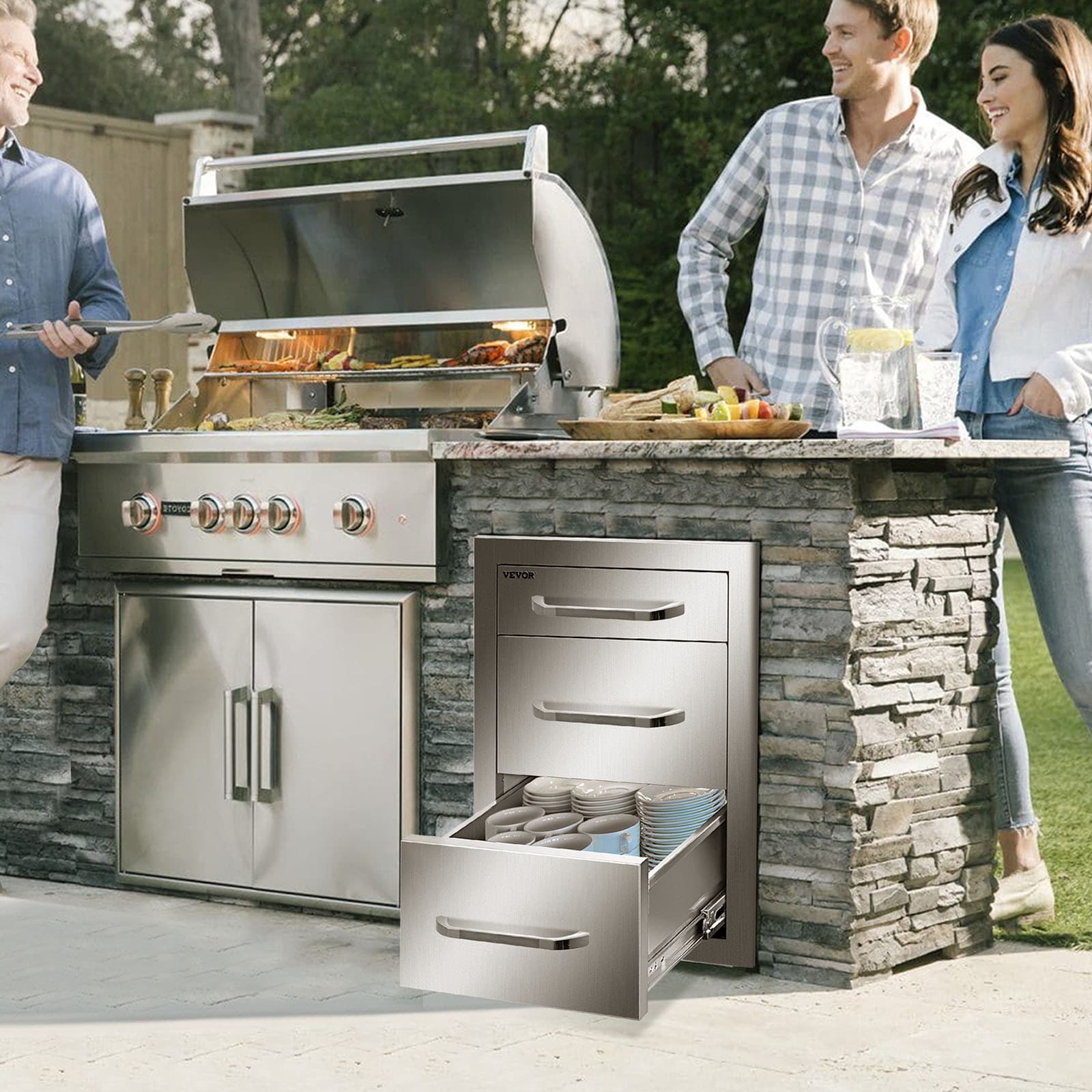 VEVOR CTG29X16X21.70001V0 Builtin-Grill-Cabinet-Parts - View #7