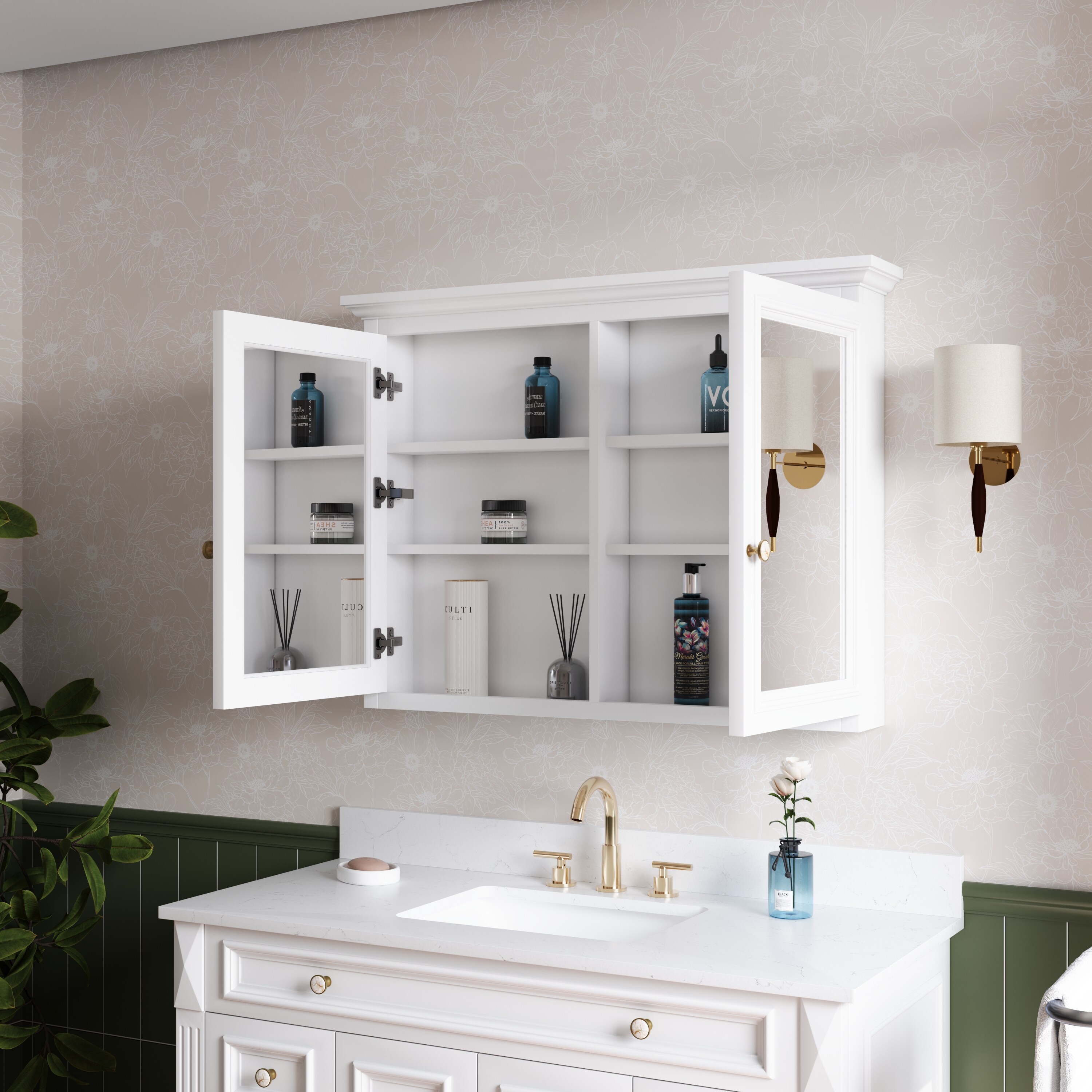 CALVON ZUHB-WT4030 Bathroom-Medicine-Cabinets - View #3