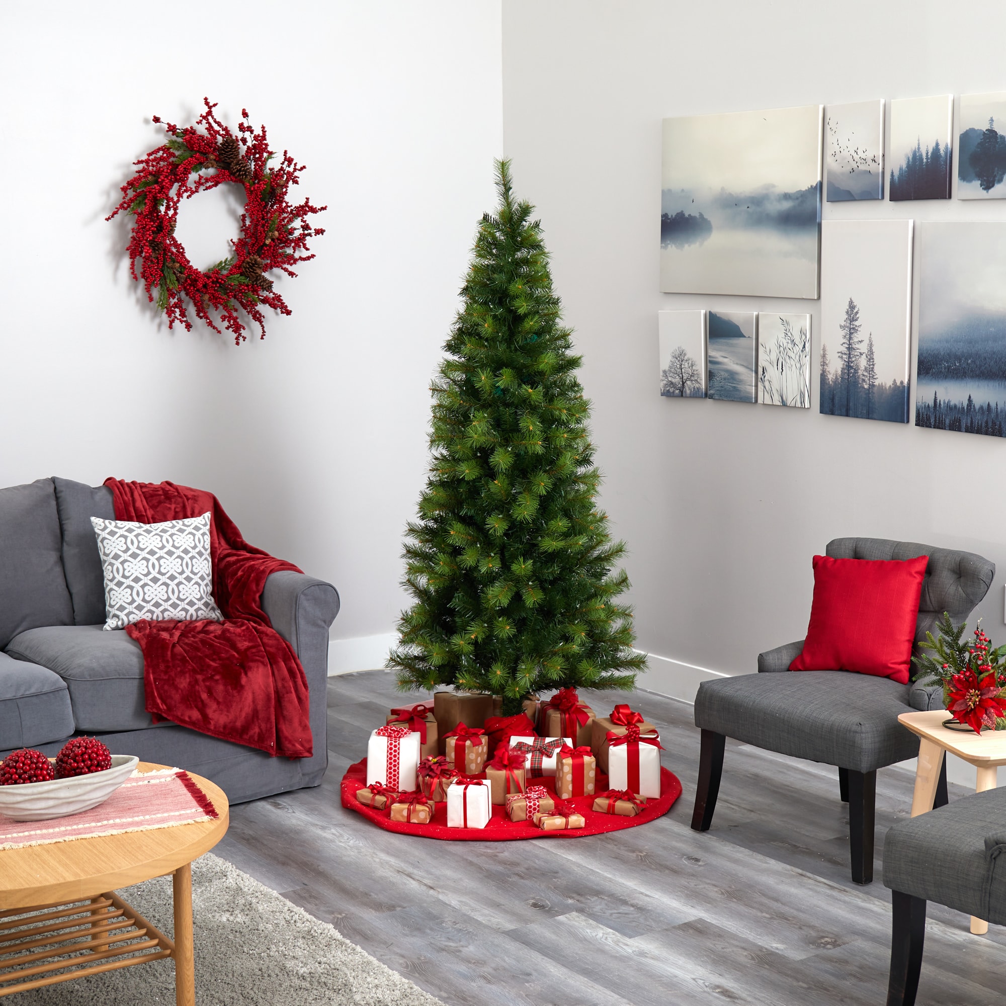 Nearly Natural T1598 Artificial-Christmas-Trees - View #8