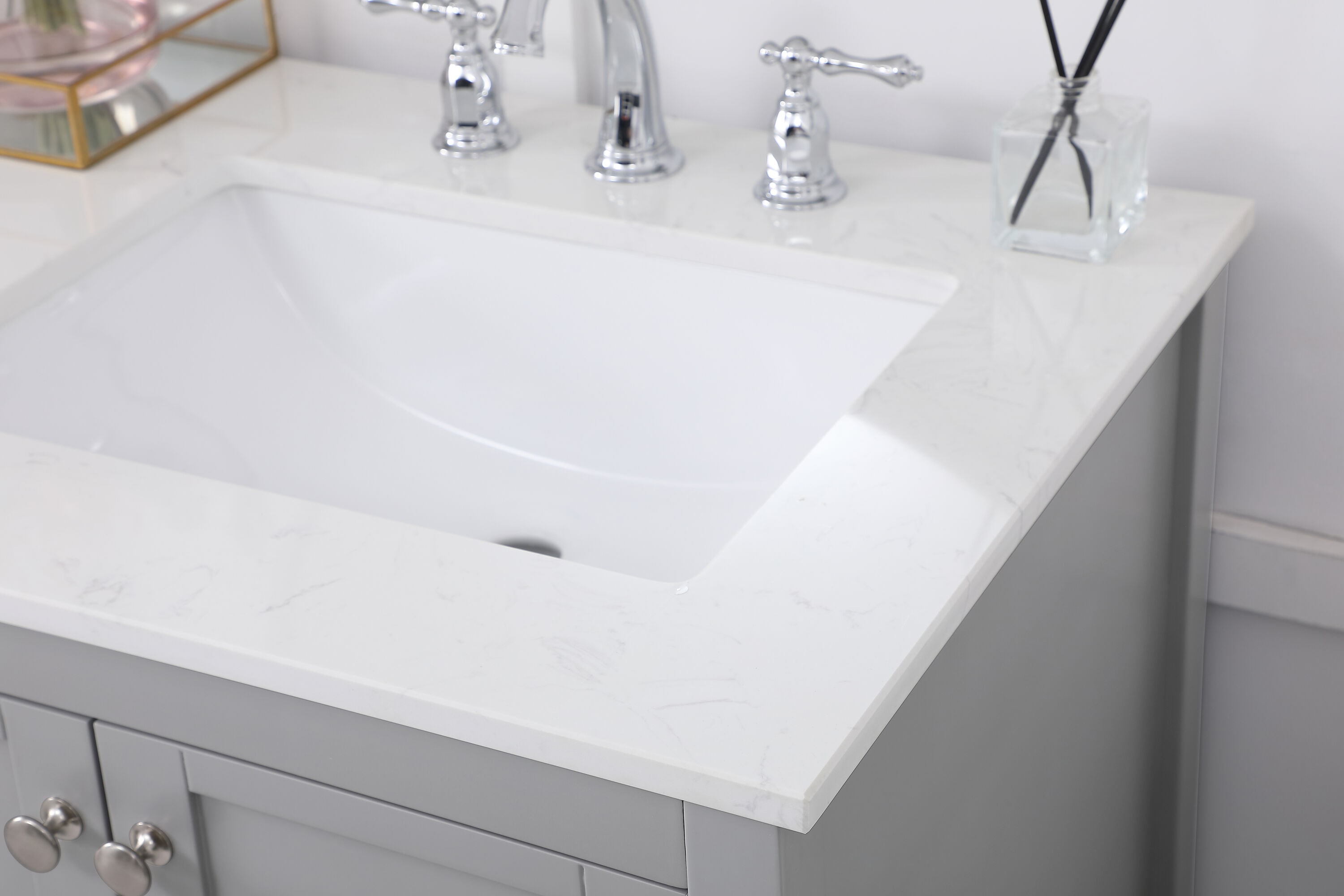 Elegant Decor FI49260DGR Bath-Vanity-Combo - View #6