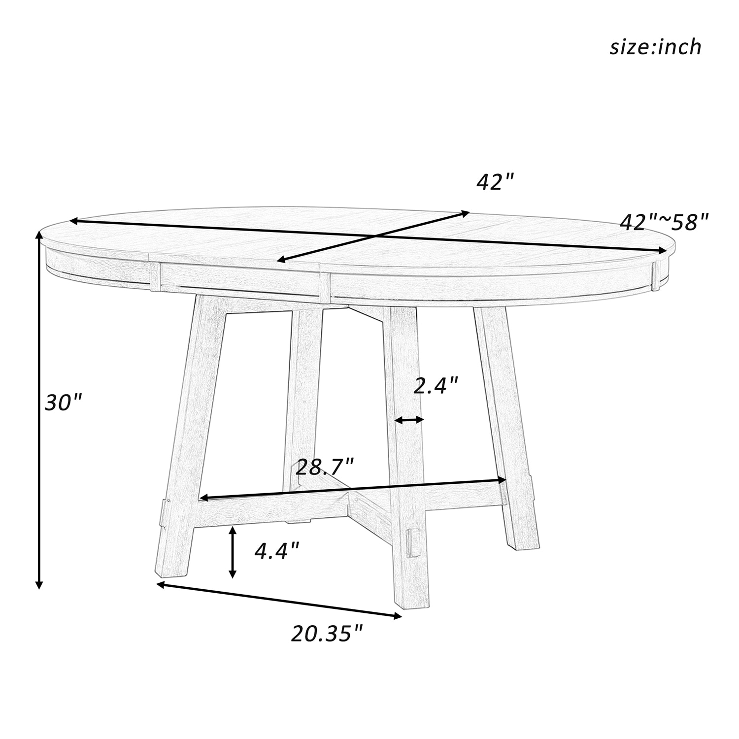 SINOFURN SYA010277GY Dining-Tables - View #7