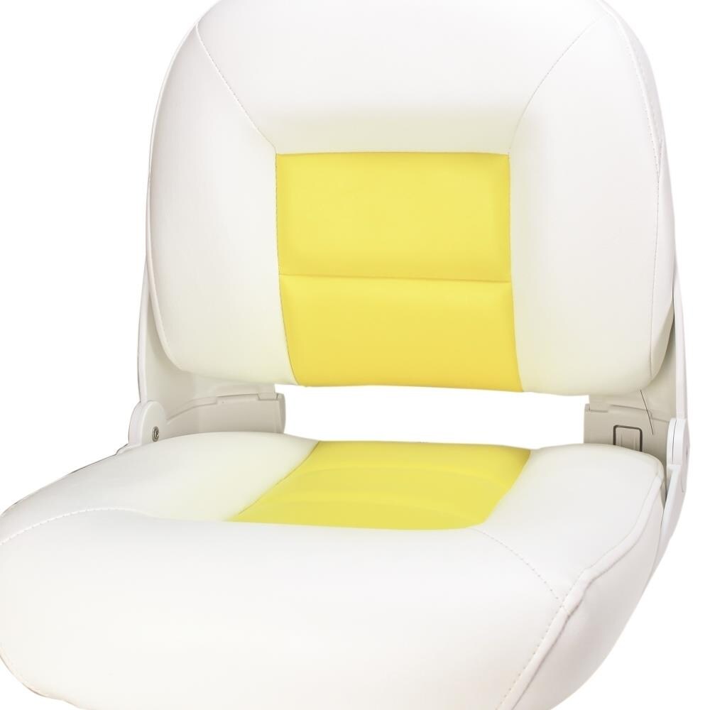 TEMPRESS NRTHR2417 Tempress 60860 Navistyle Boat Seats- White, Yellow