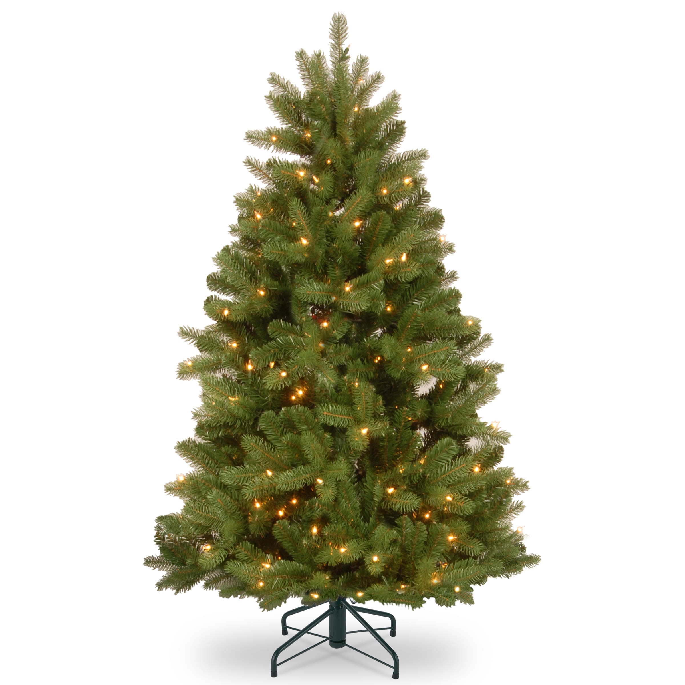 National Tree Company PEND2-300D-50 5-Feet Spruce Pre-lit Artificial Christmas Tree with Color Changing LED Lights