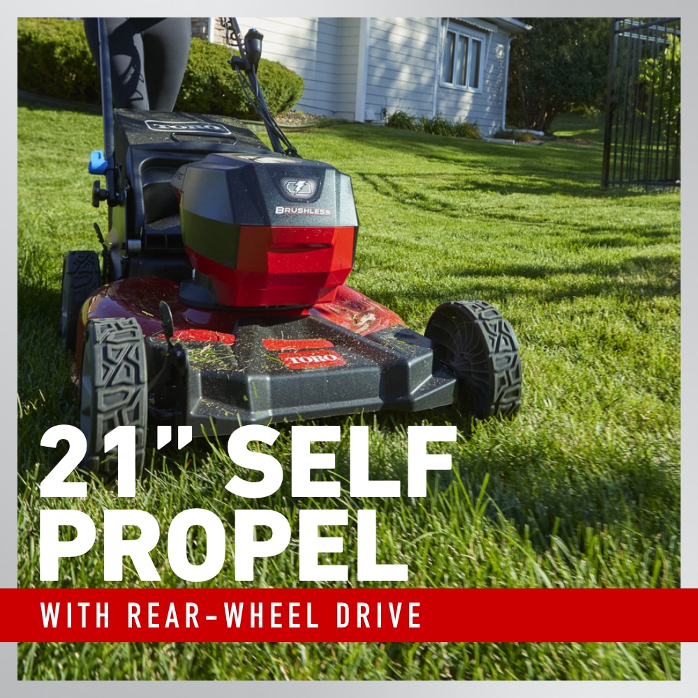 Toro Recycler 60-volt Max 21-in Cordless Self-propelled Lawn Mower