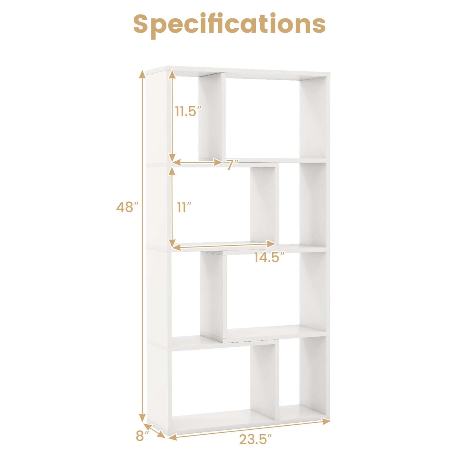 Costway CSHY004665 bookcases - View #3