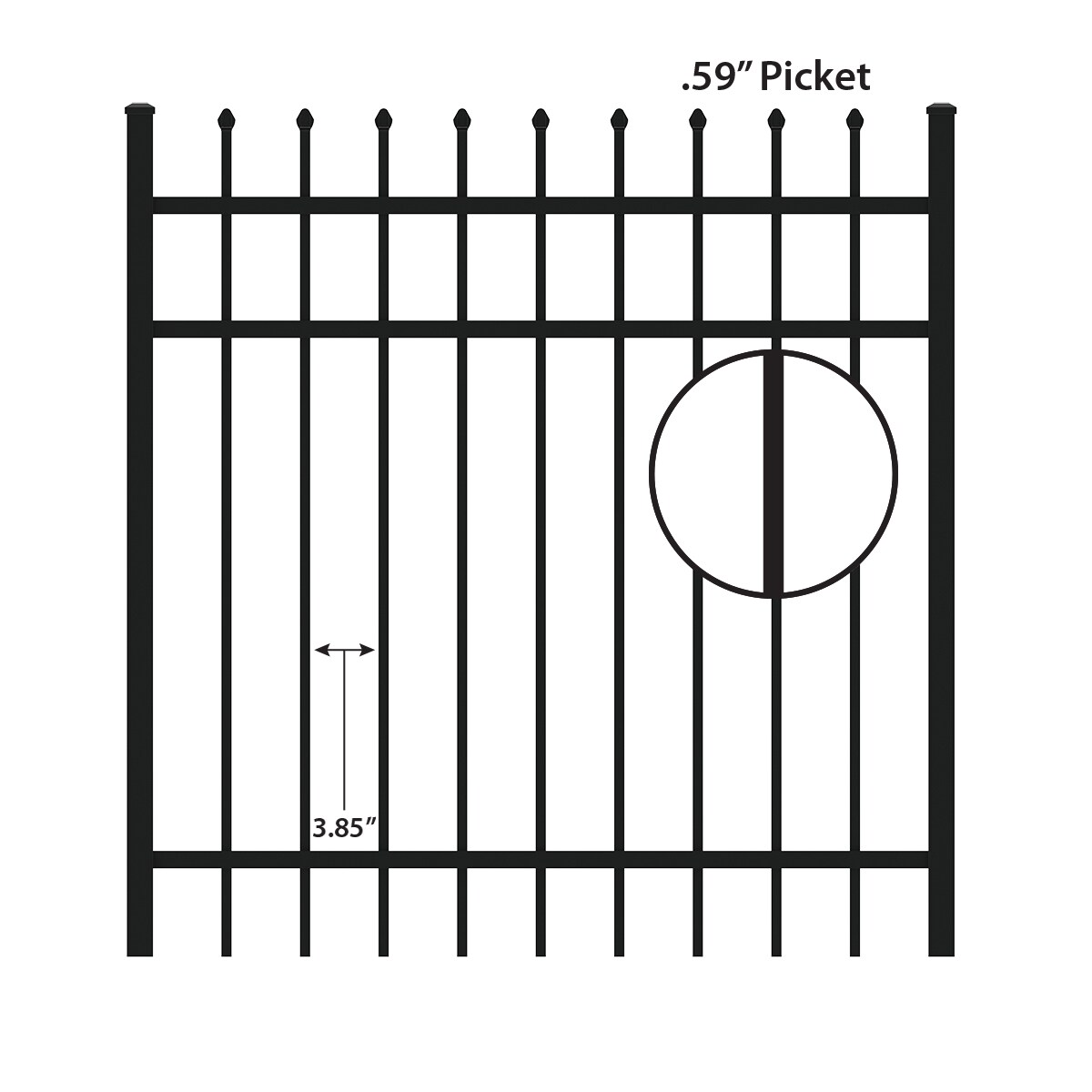 Ironcraft 833665 Fence-Gates - View #8