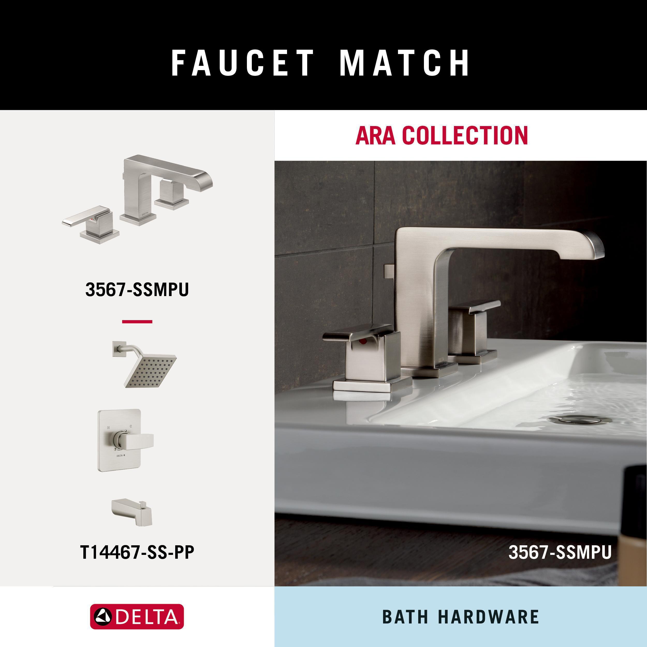Delta 4-Piece Ara Stainless Steel Decorative Bathroom Hardware Set