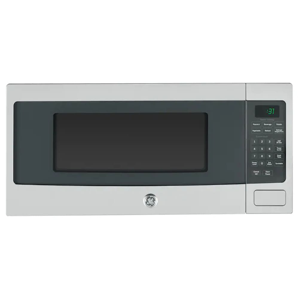 GE 41947 1.1-cu ft Small (Less than 1.5-cu ft) 800 -Watt Sensor Cooking Controls Countertop Microwave ( Stainless steel )