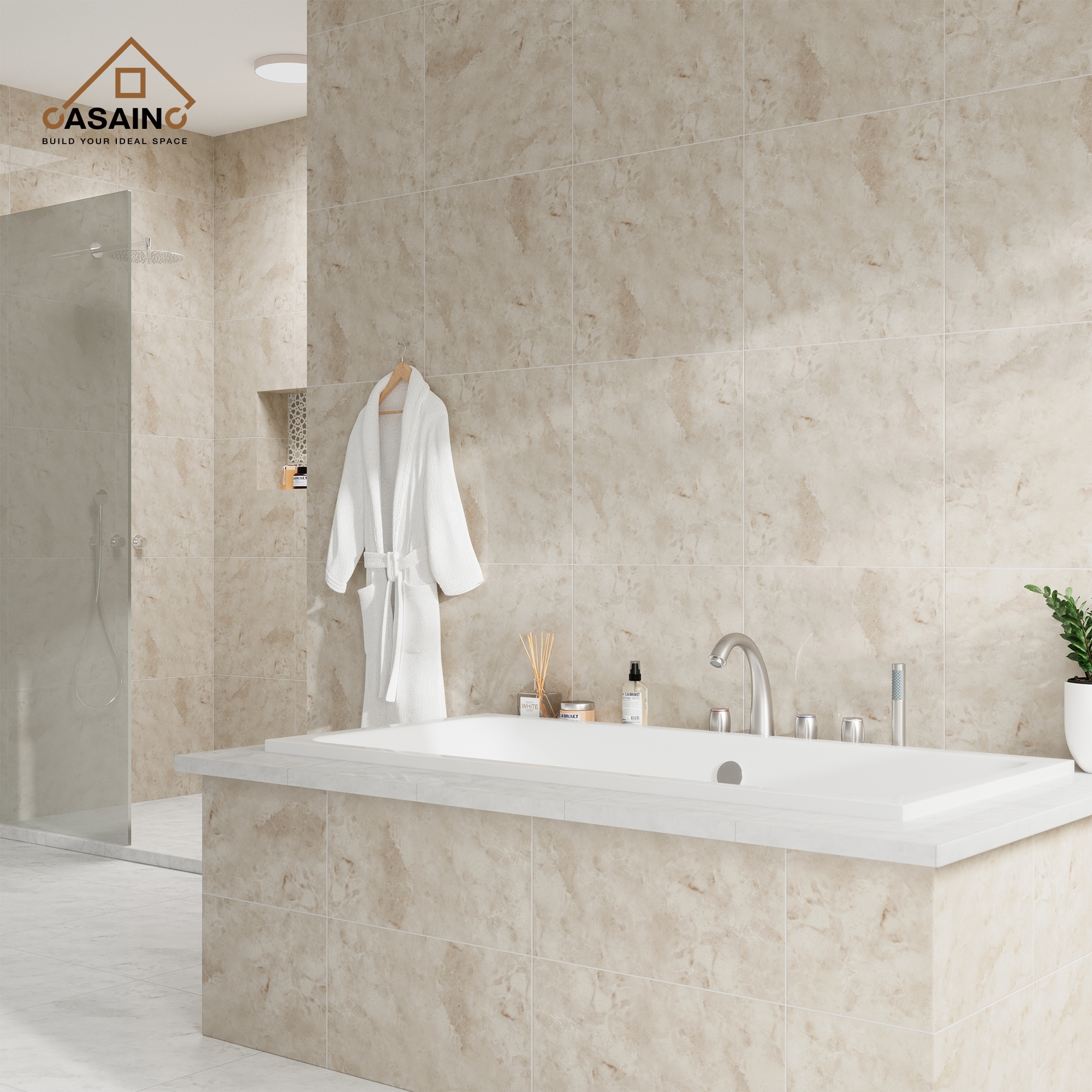 CASAINC KCLT0056-BG Roman-Tub-Faucets - View #2