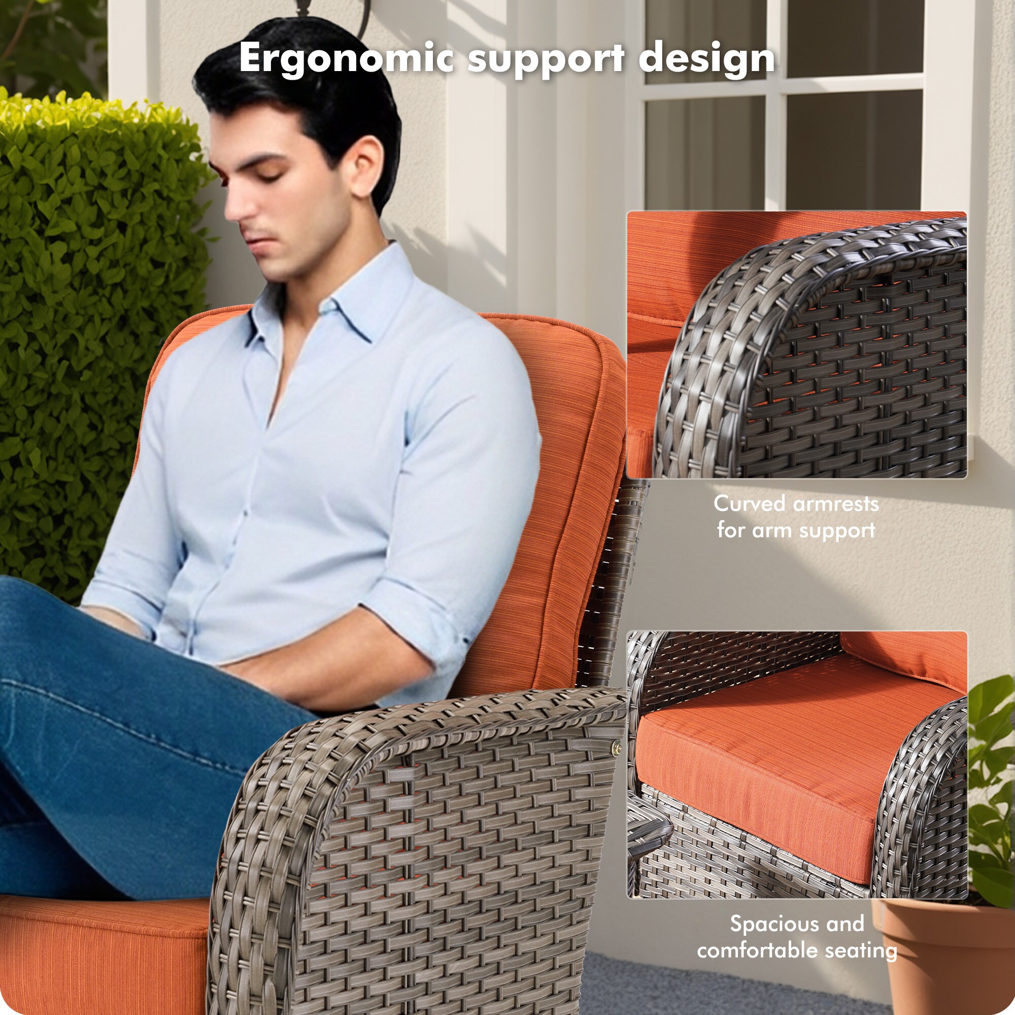 Pouuin SCNG803 Patio-Chairs - View #6