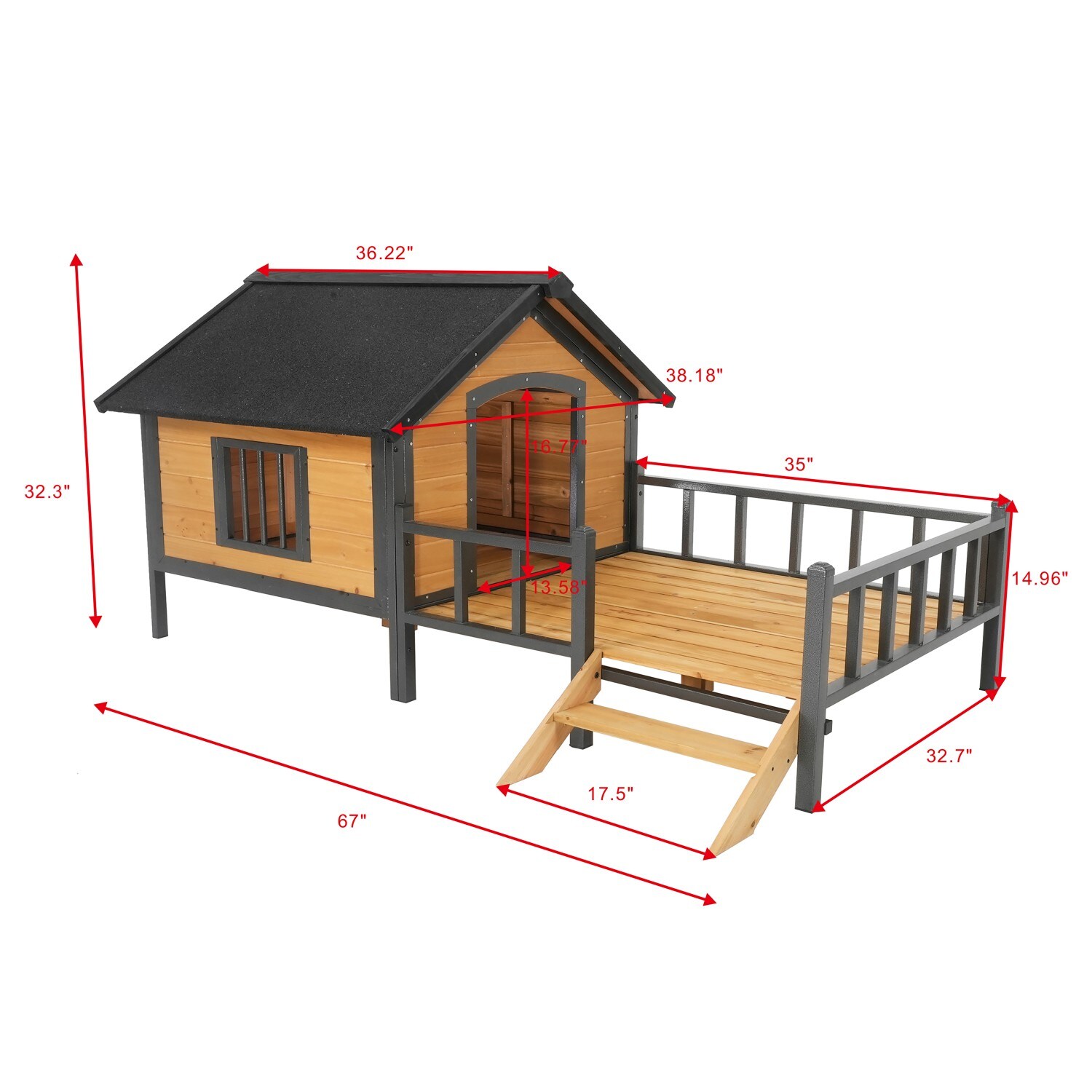 Mondawe MO-NAH26168 Dog-Houses - View #4