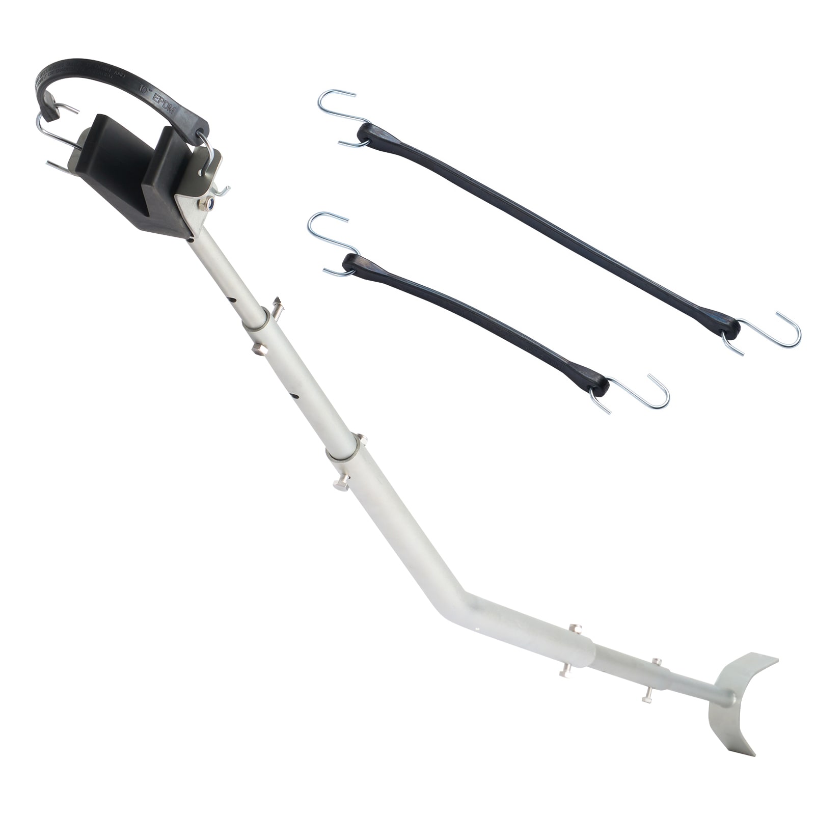 SVOPES SVOPESHLBHQFH11396V0 Transom Defender - 23.6 - 59 in Adjustable Boat Transom Protector with Composite Cap. Rust - Resistant and Easy - Install Solution for Under 150 HP Outboard Engines. Ideal for Roller and Trailer Use