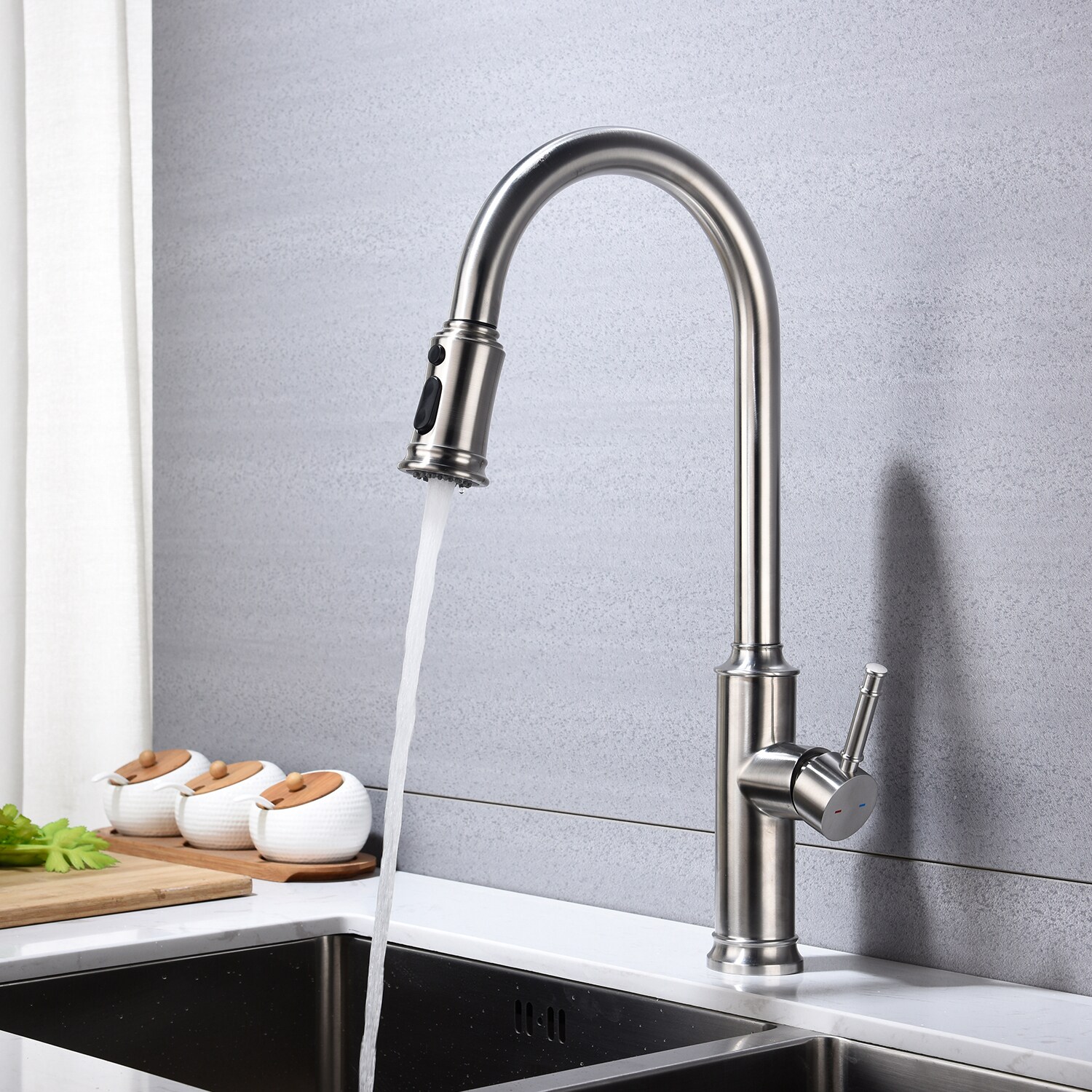 Ovios TH4026 Kitchen-Faucets - View #2