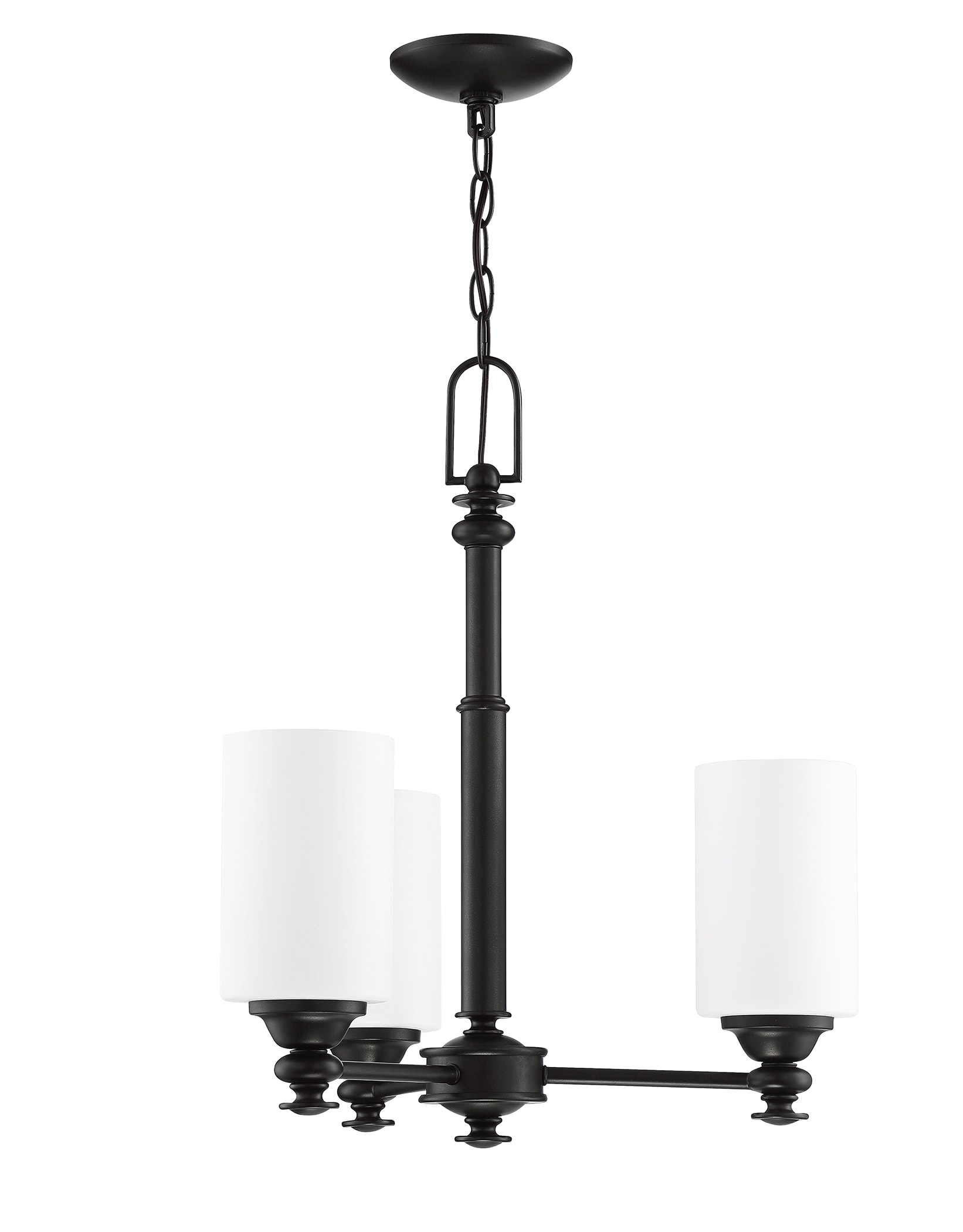 Craftmade 49823-ESP Dardyn 3 -Light Bronze Transitional For Use in Bedrooms, Dining Rooms, Foyers, Kitchens, Living Rooms Chandelier