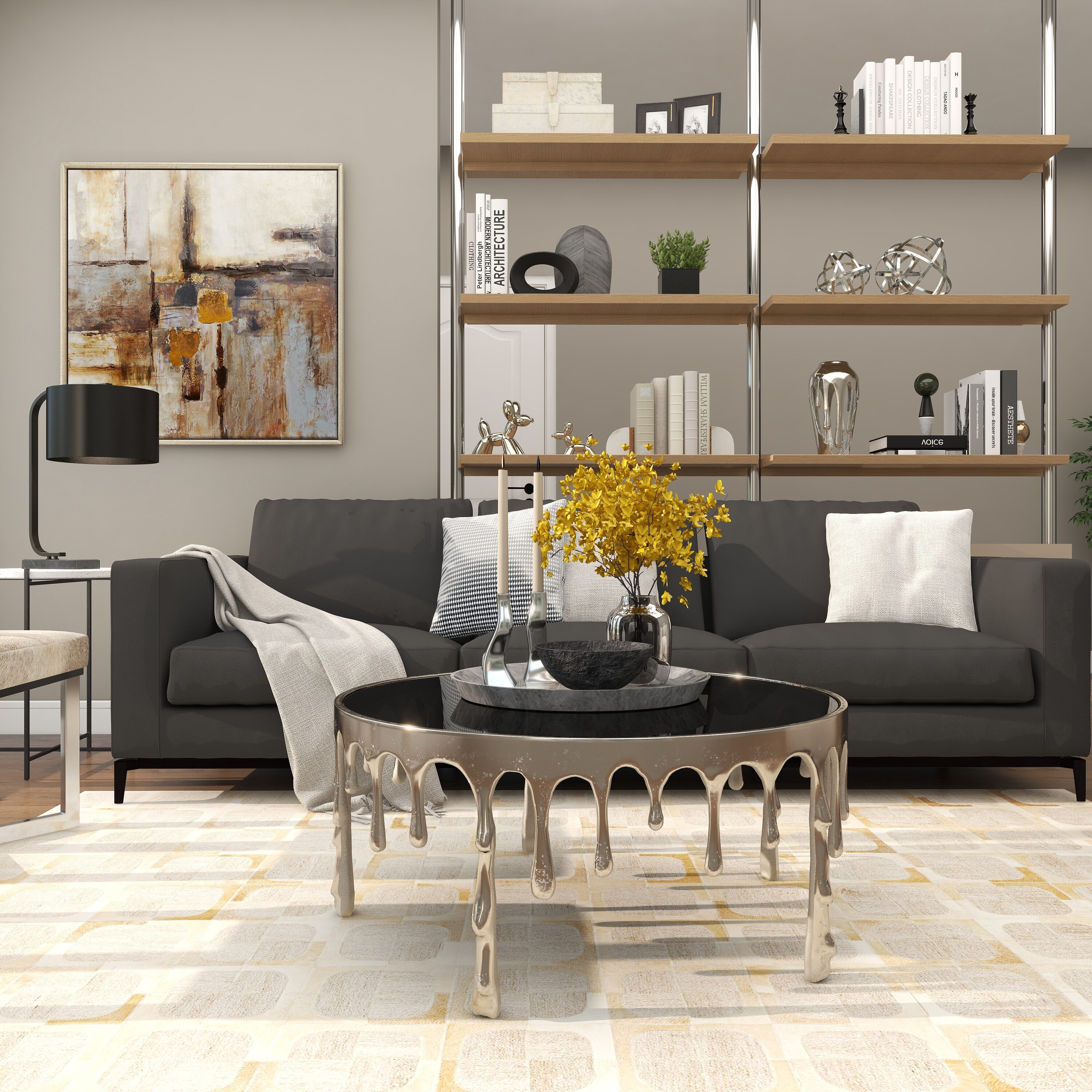Shop Grayson Lane Neutral Modern Living Room Collection at Lowes.com