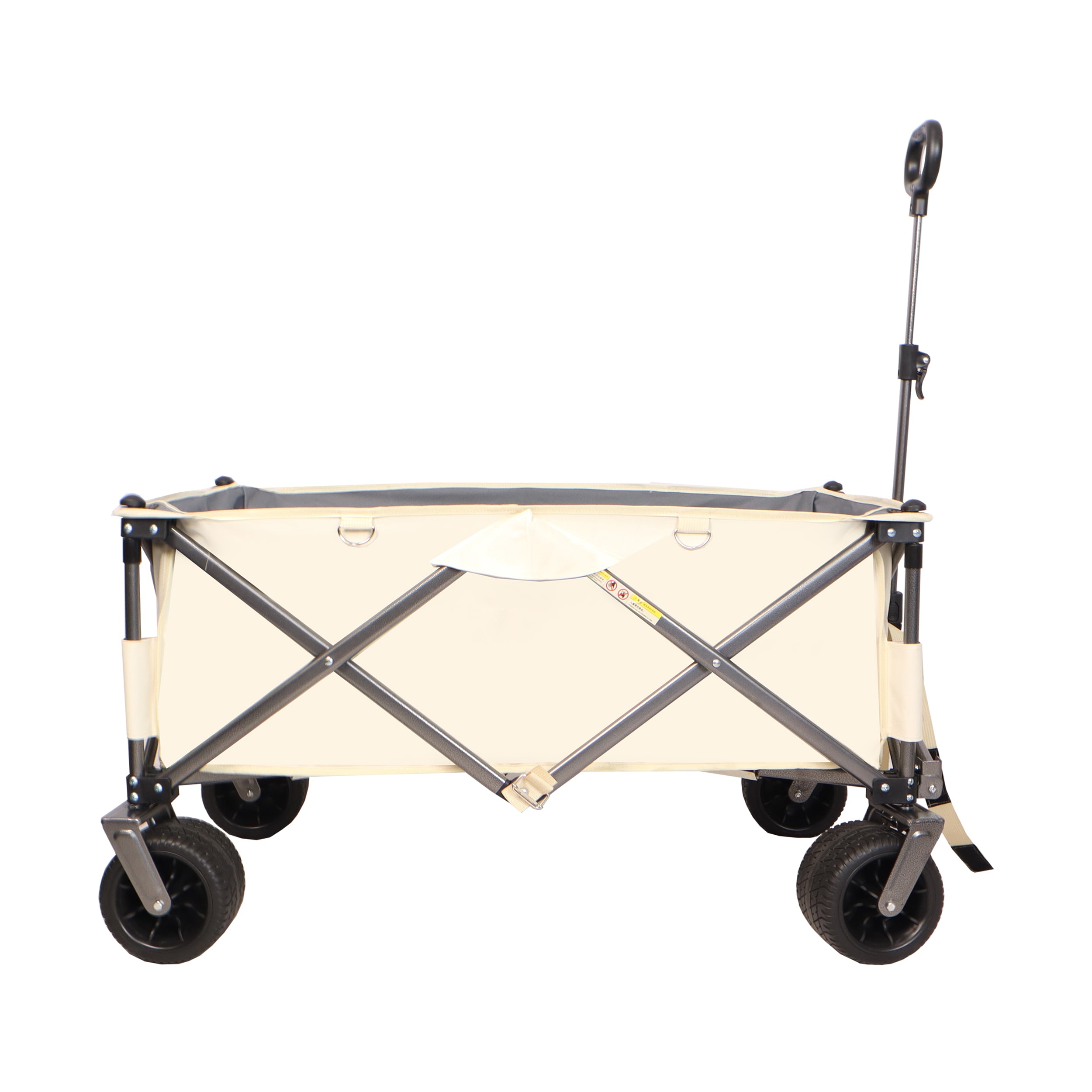 AHIOU HOME ZAZHG-P154997C Paterson 4.6-cu ft Steel Folding Yard Cart