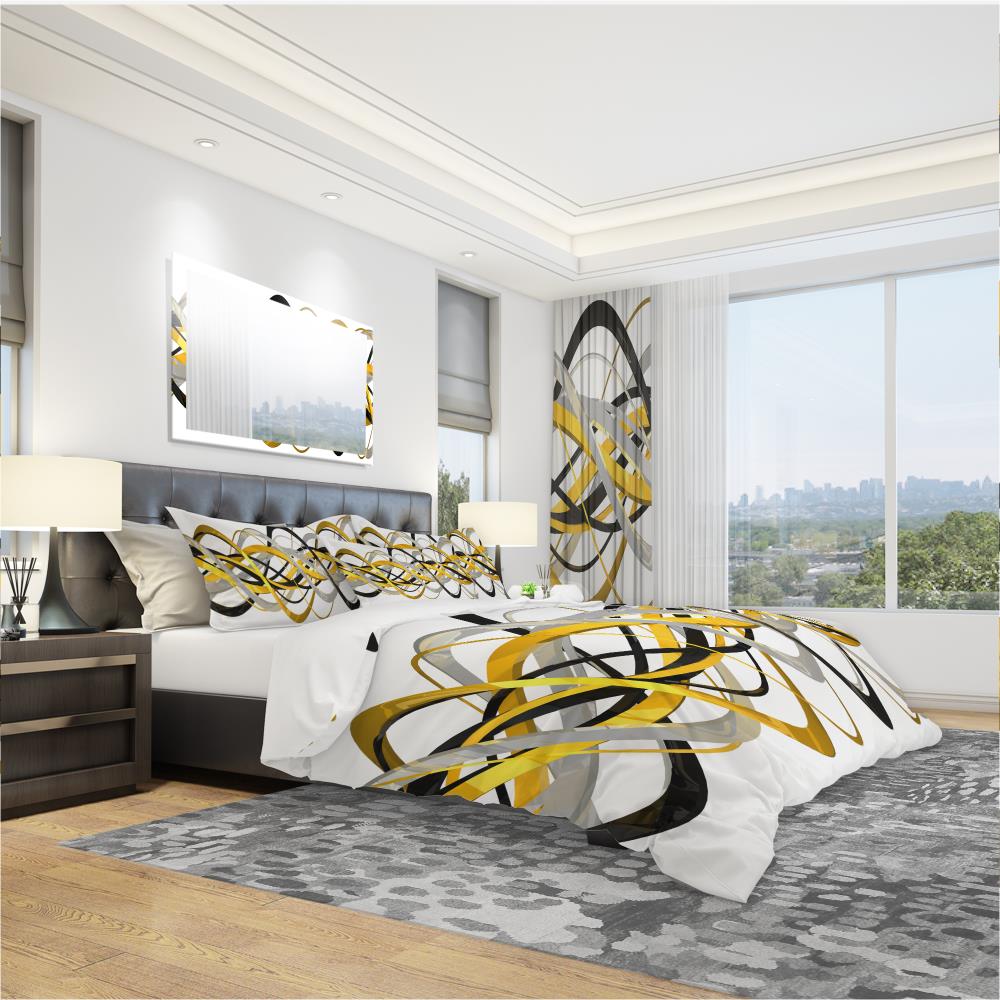 Designart BED3015-T 3 -Piece Multi-Color Twin Duvet cover Set