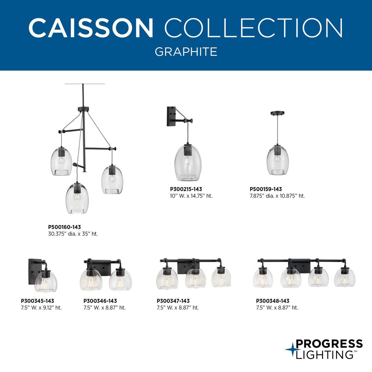 Graphite Industrial 3-Light Bath Vanity Fixture