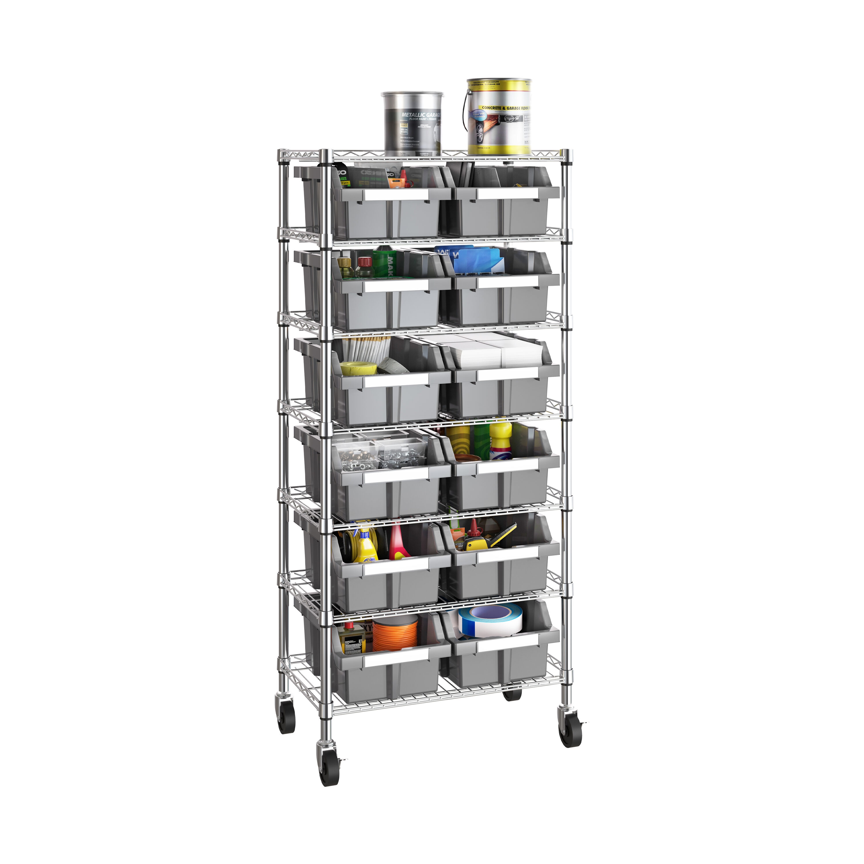 Seville Classics WEB727 Free-Standing-Shelving - View #2