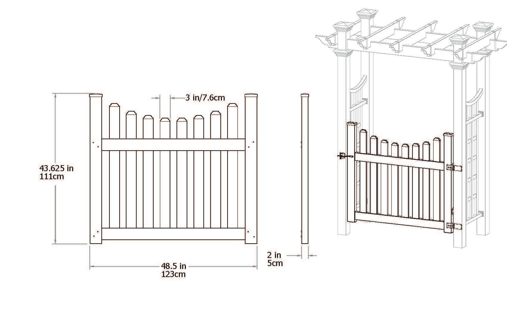Vita VA84259 Garden-Arbor - View #3