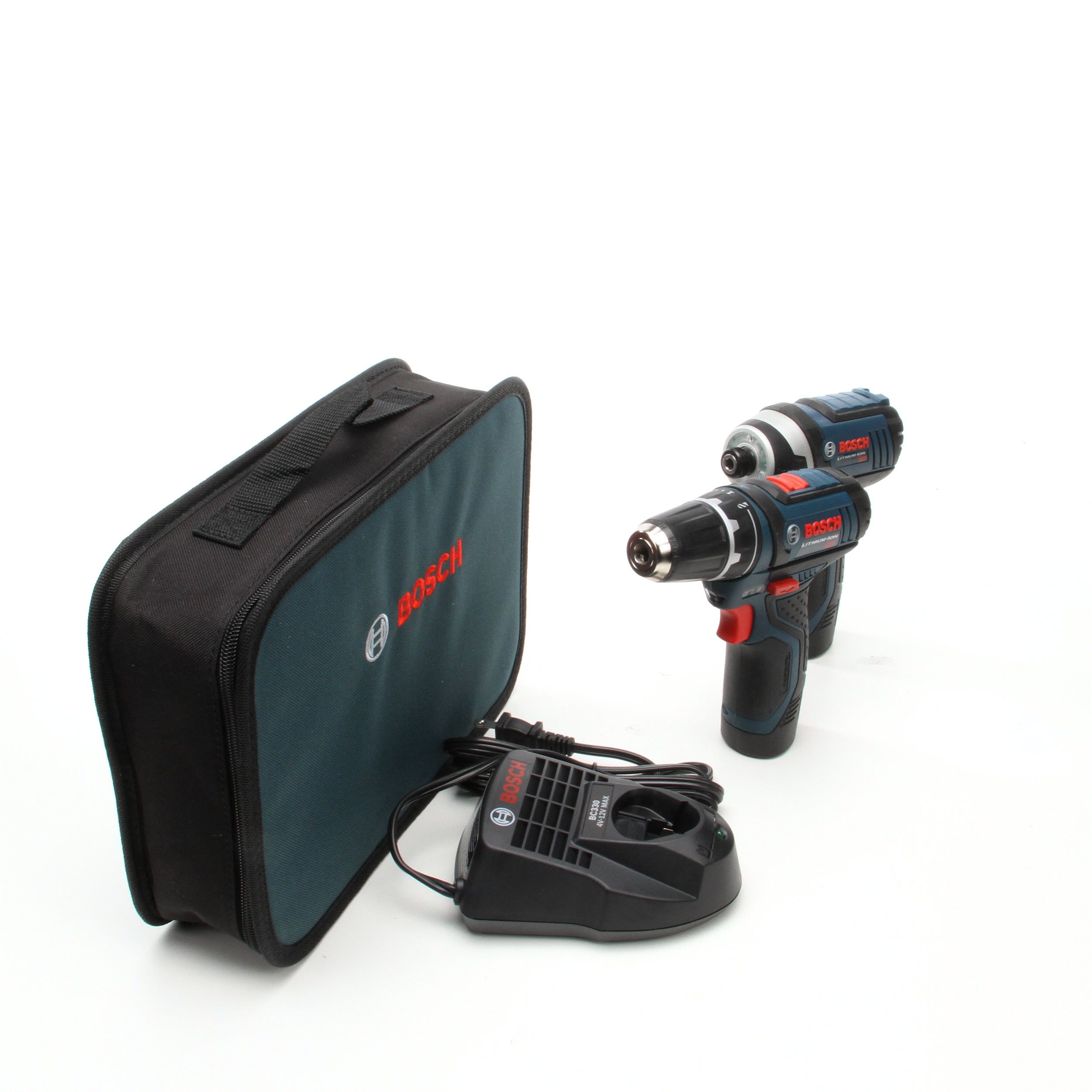 Bosch 2-Tool 12-Volt Power Tool Combo Kit with Soft Case (2 
