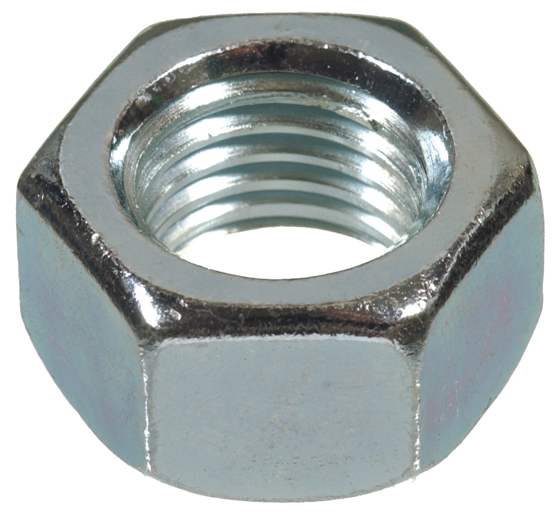 BRIGHT ZINC PLATED BZP HEX NUT * PACK OF 10 x M12 - HEXAGONAL NUTS 12mm 