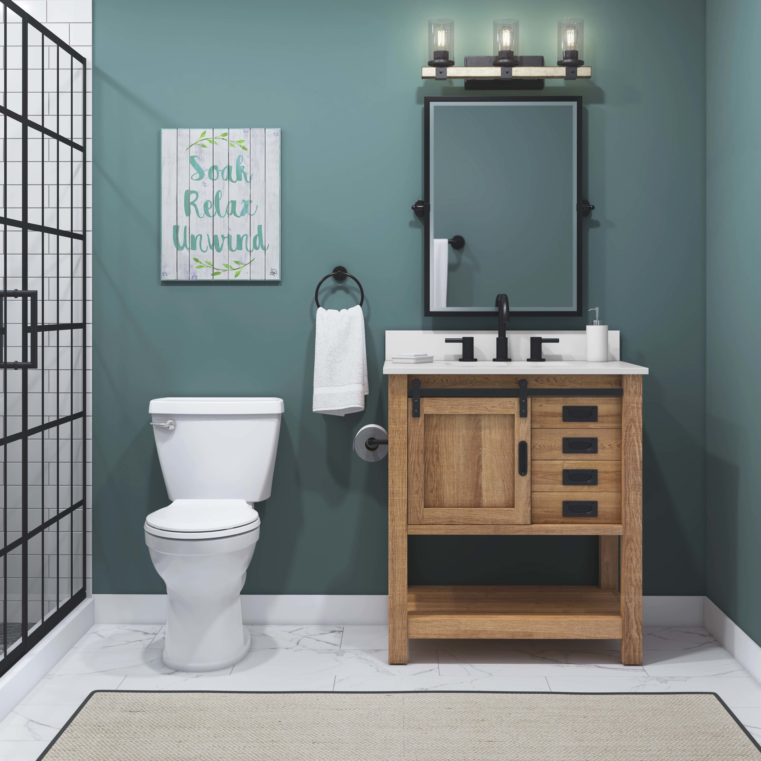 Giagni TM100-MB Framed-Bath-Mirrors - View #2