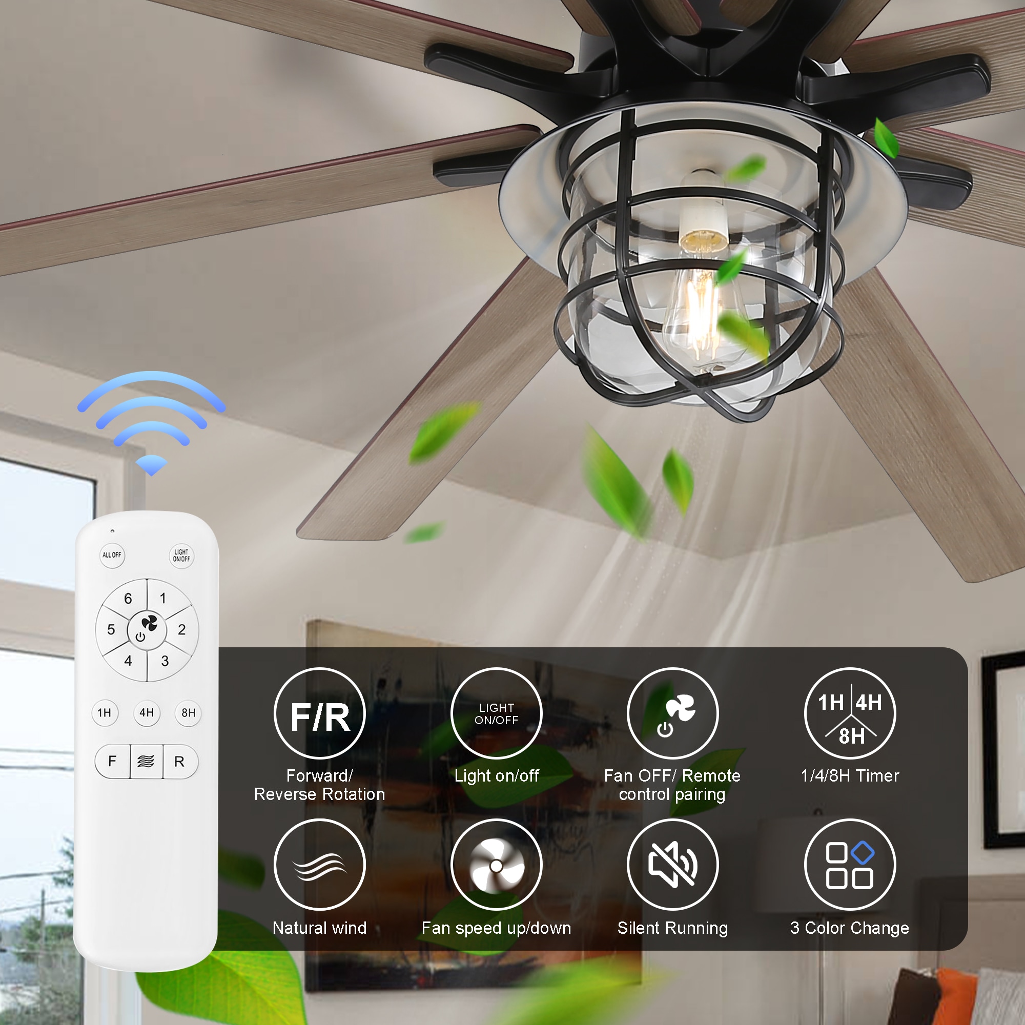 Sunrinx MG9-CF-17 Ceiling-Fans - View #6
