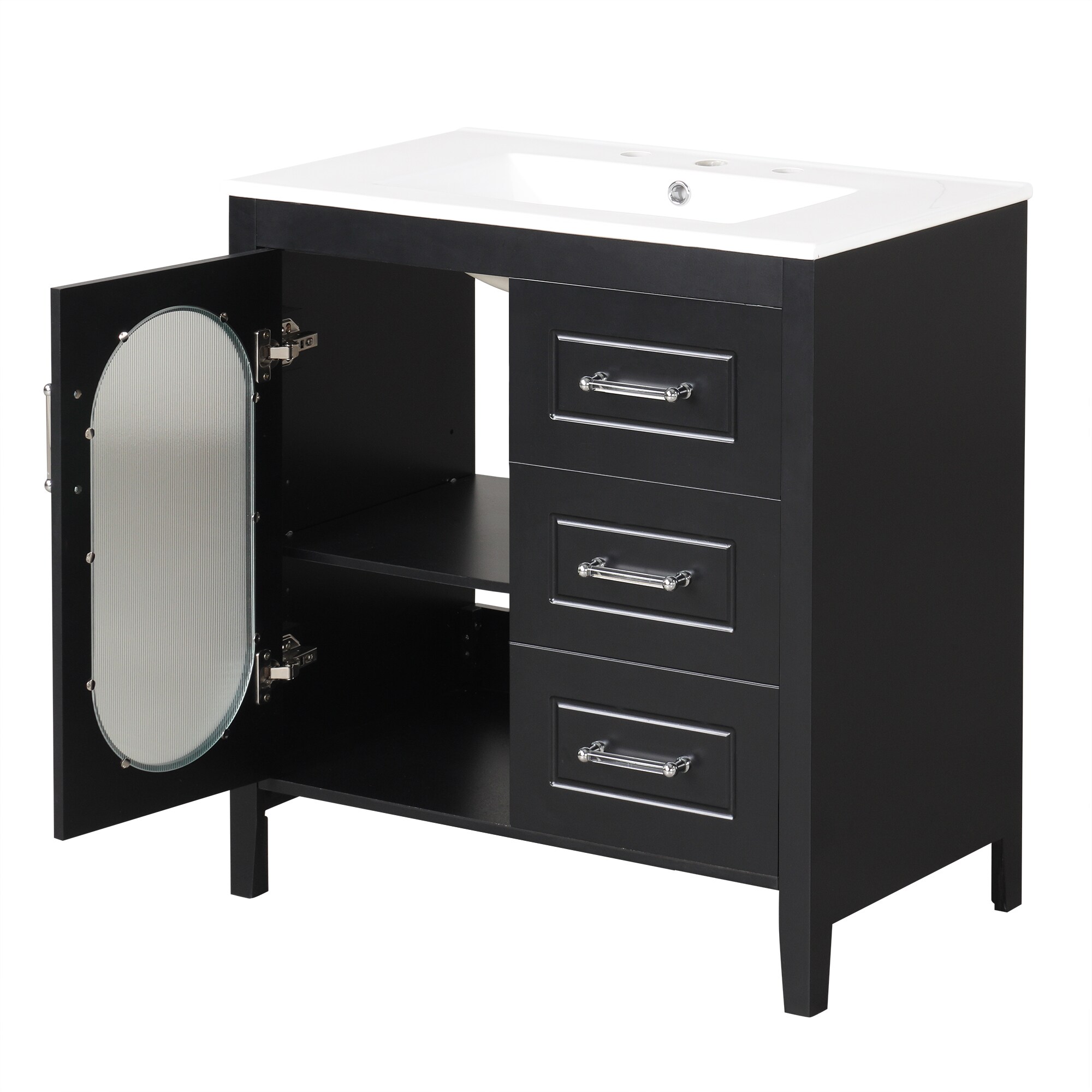 ModernLuxe L3P-N725P170599B Bath-Vanity-Combo - View #11
