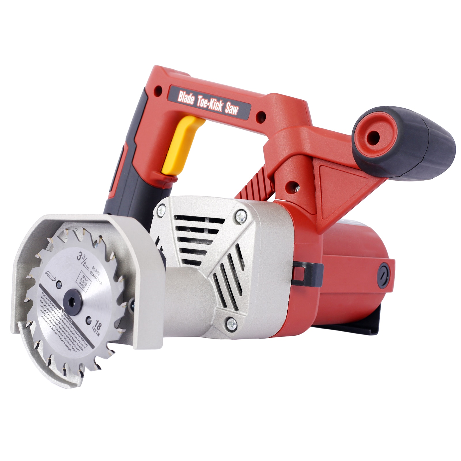 Tatayosi XH577666 Blade Toe-Kick Saw 3-3/8 in Blades Flush Cutting Saw Special Circular Saw for Removing Subfloor or Tiles Masonr