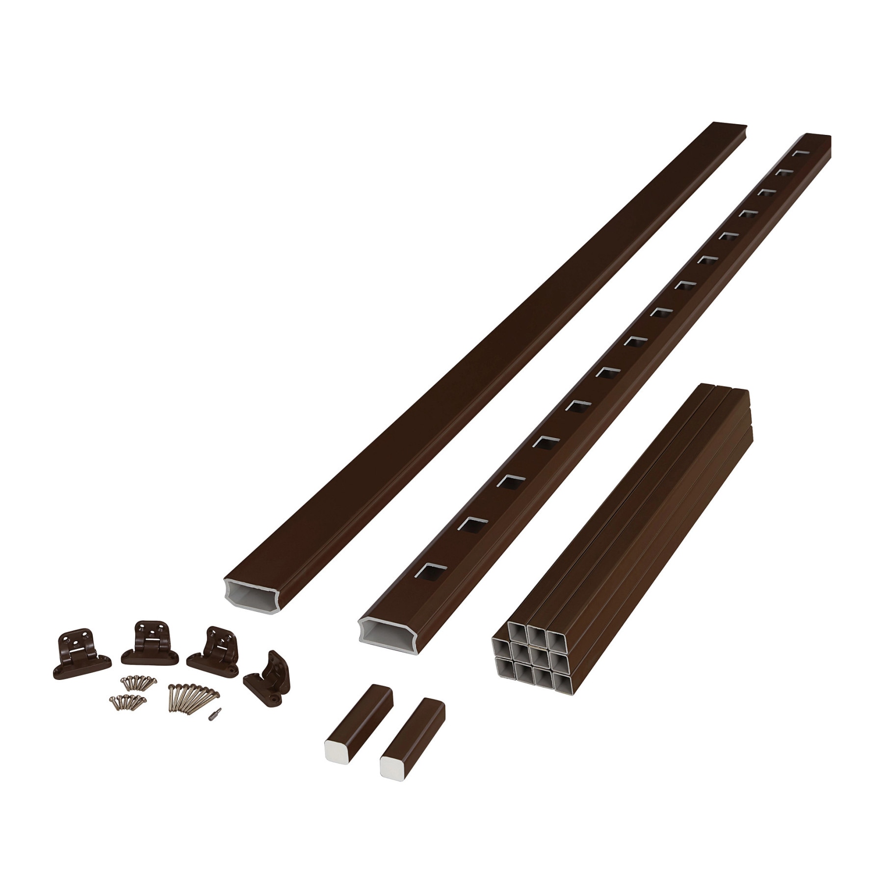 Fiberon 13764 Brio 8-ft Simply Brown Finished Stair railing Kit